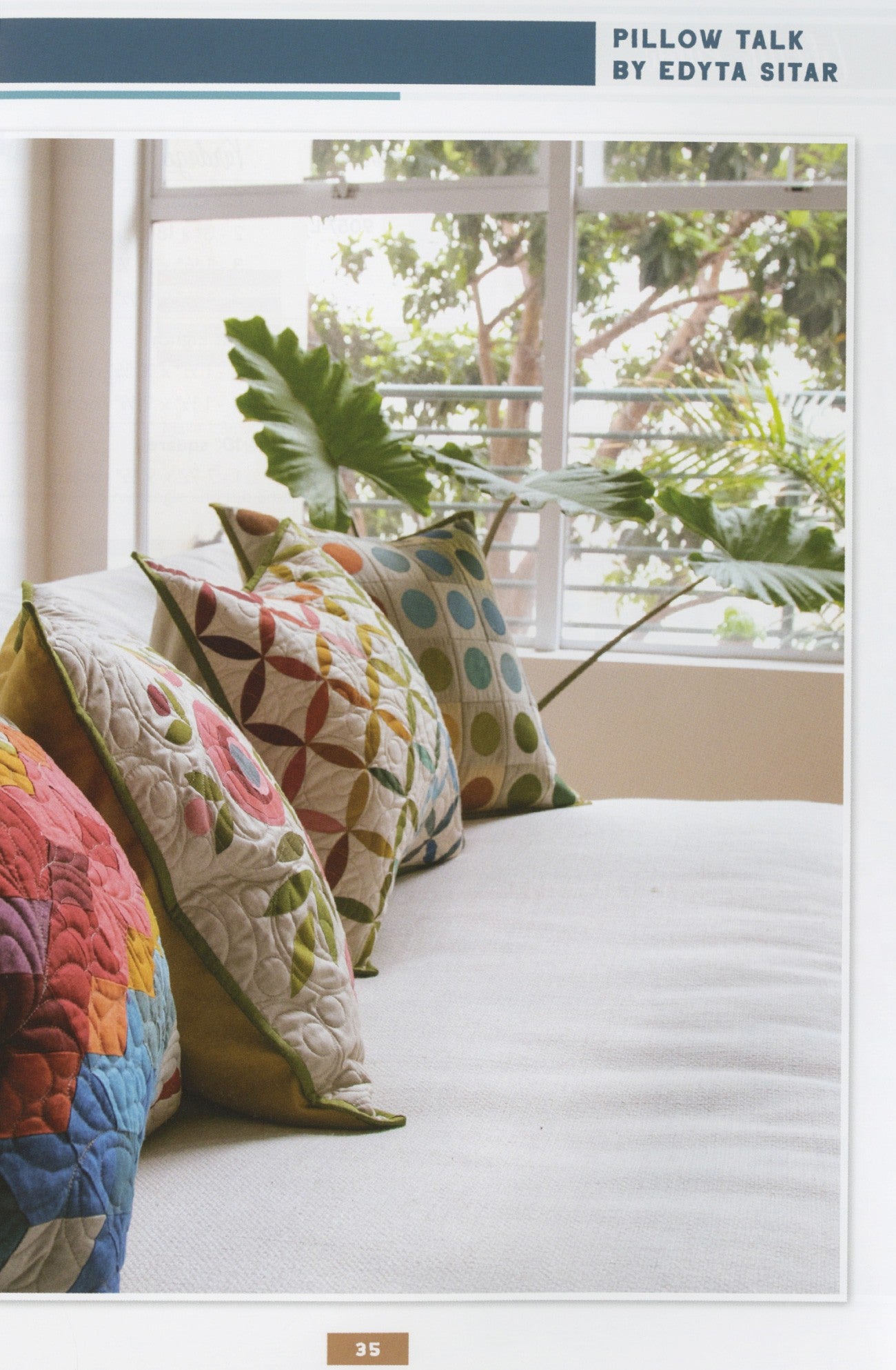 Pillow Talk Quilt Pattern Book by Edyta Sitar for It's Sew Emma