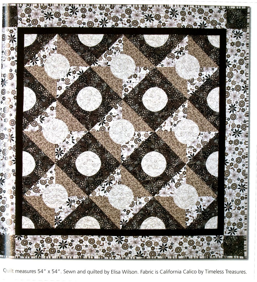 Crazy Curves Continues Quilt Pattern Book By Elisa Wilson of Backporch Design