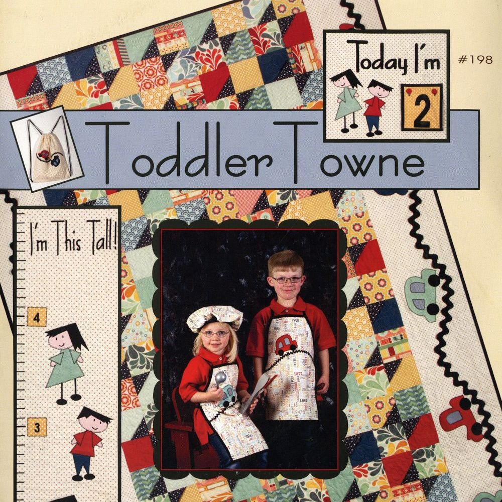Toddler Towne Quilt Pattern Book by Susan Marth for Suzn Quilts