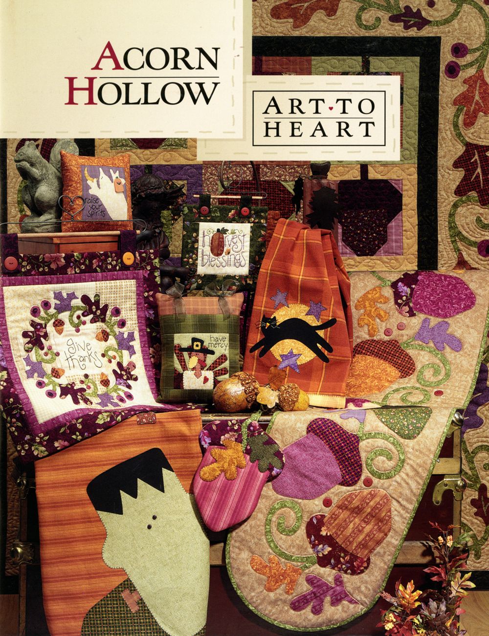 Acorn Hollow Quilt Pattern Book by Nancy Halvorsen of Art to Heart