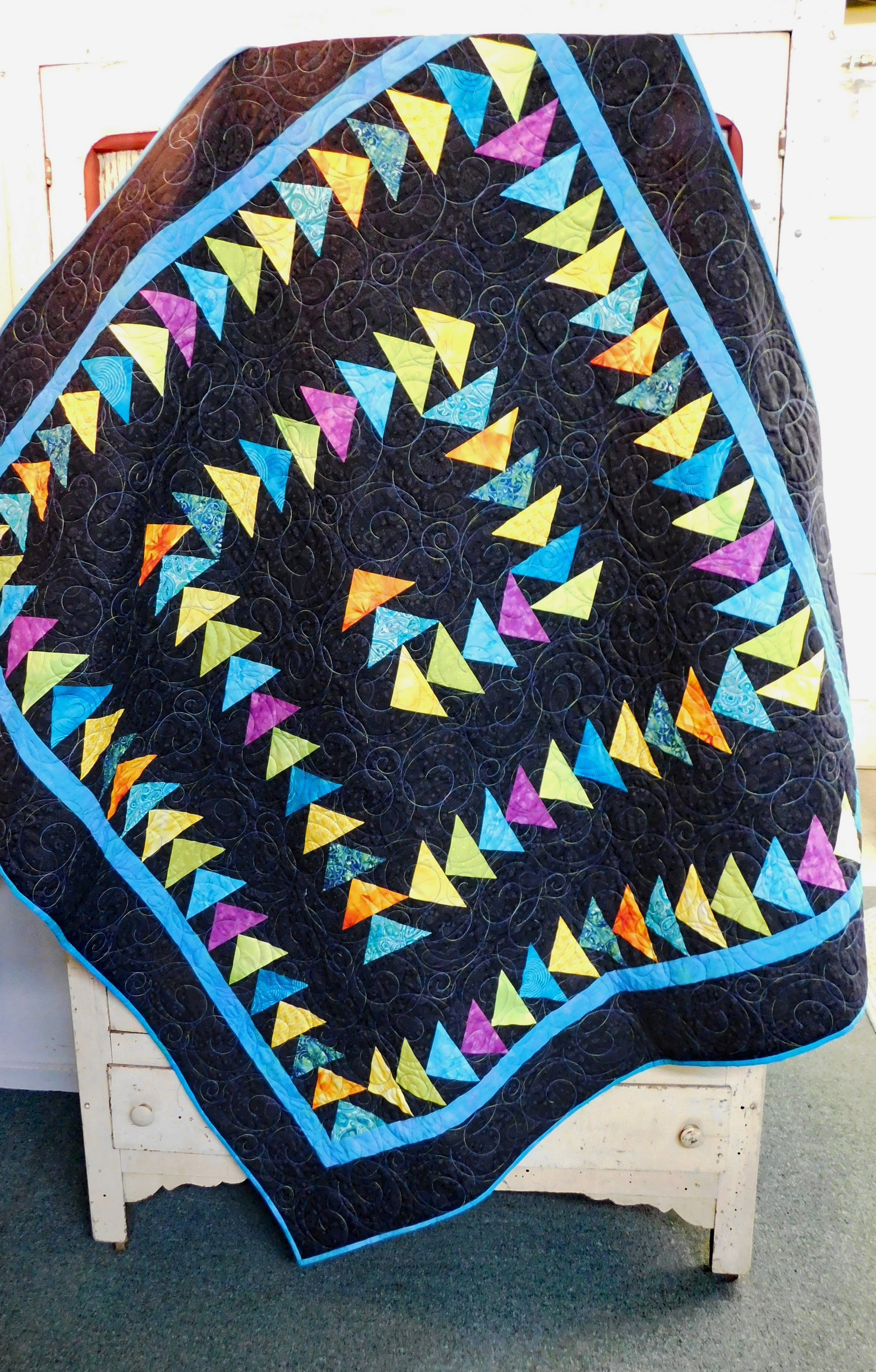 The Ultimate Flying Geese Quilt Pattern Book by Deb Heatherly of Deb's Cats N Quilts