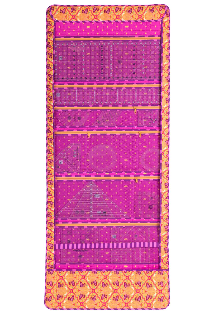 Ruler Wrap Organizer and Carrier Sewing Pattern by Annie Unrein of ByAnnie