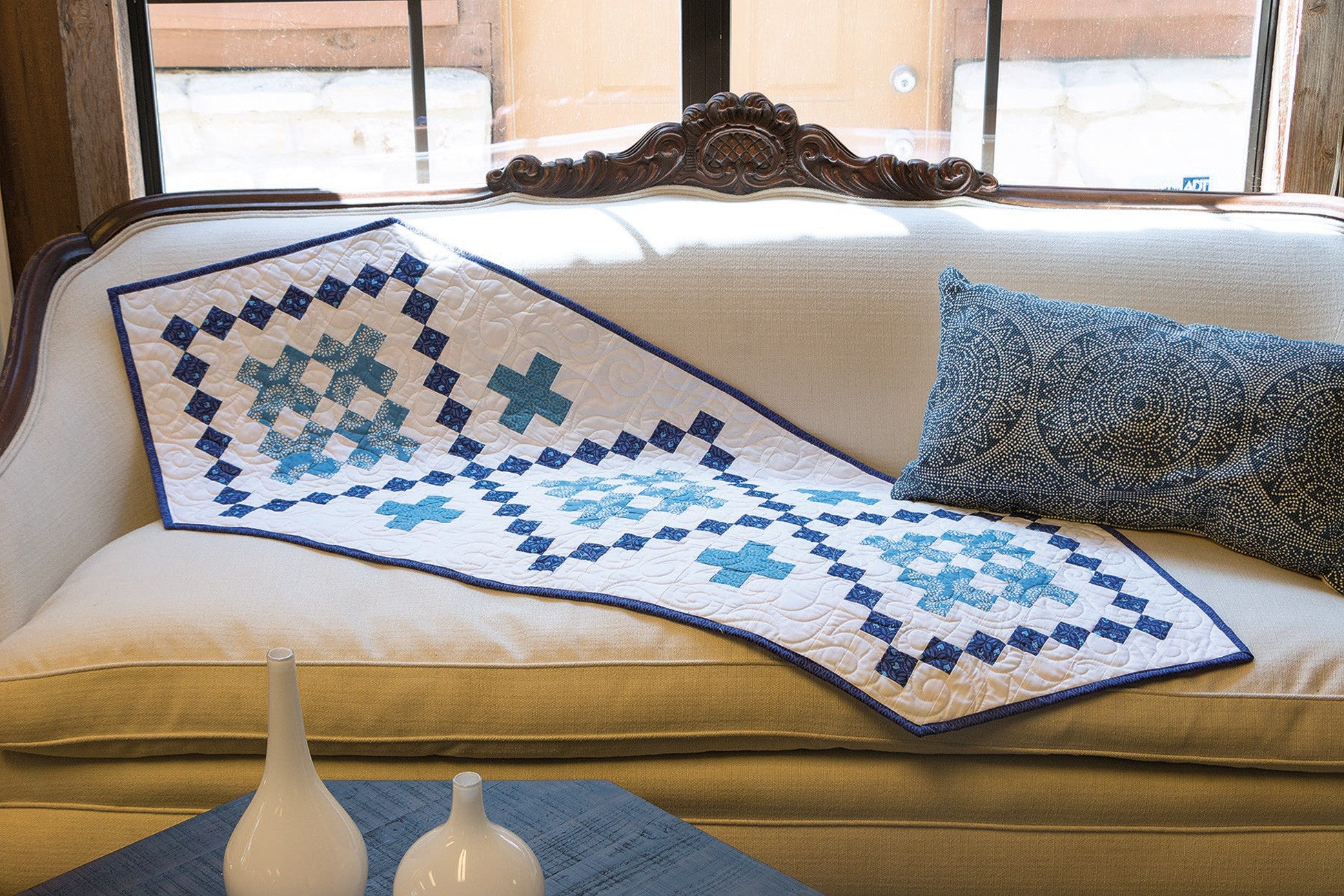 Tablerunner Bliss Quilt Pattern Book by Sherri Falls For It's Sew Emma