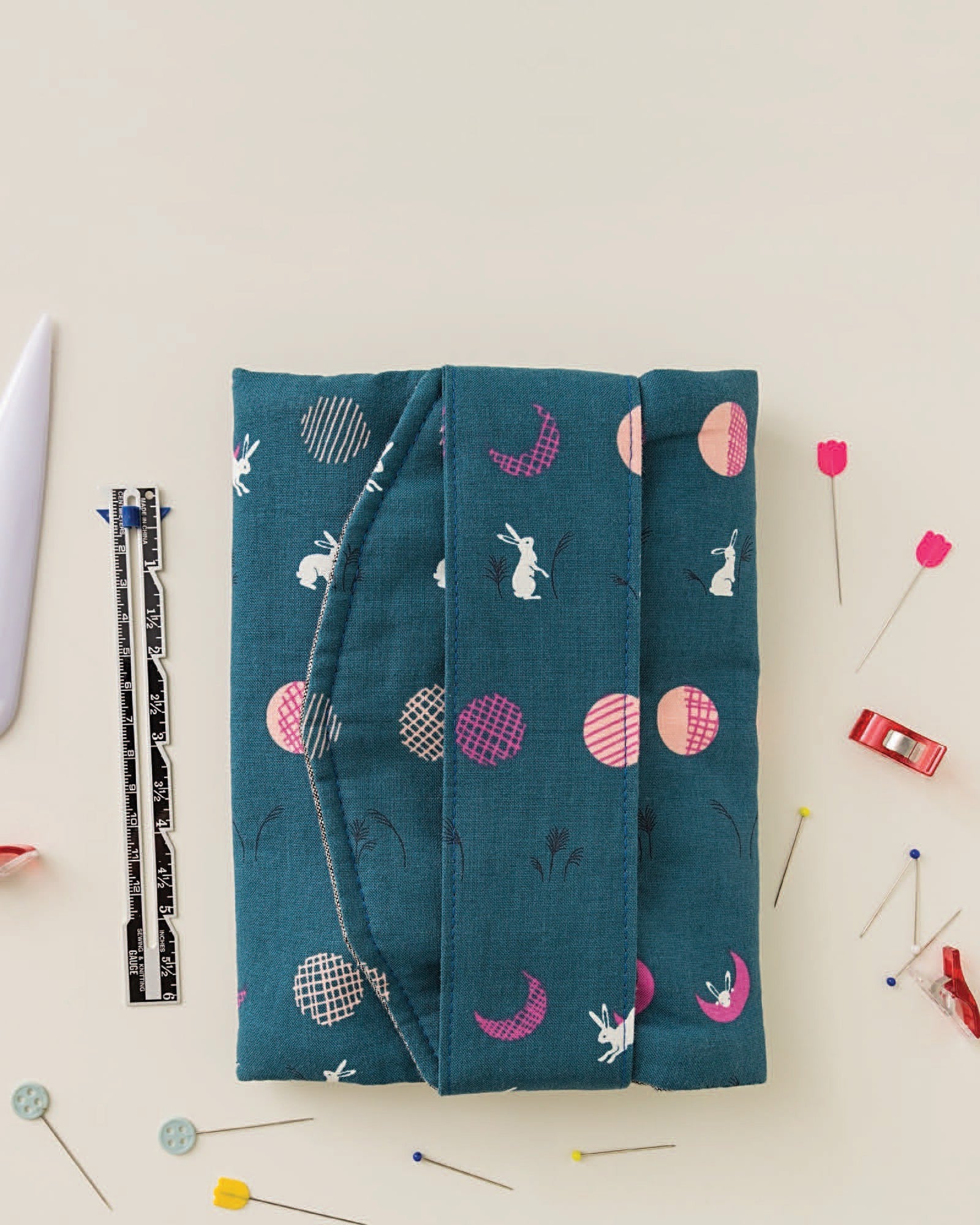 Stitched Sewing Organizers Sewing Pattern Book by Aneela Hoey for Stash Books