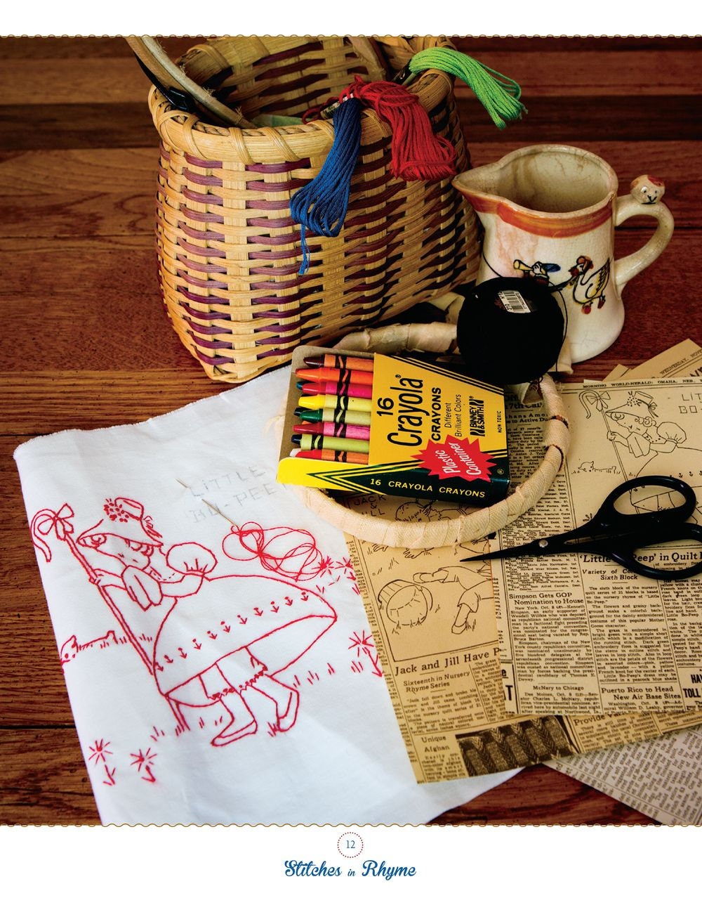 Stitches In Rhyme Quilt Pattern Book by Donna Di Natale for Kansas City Star Quilts