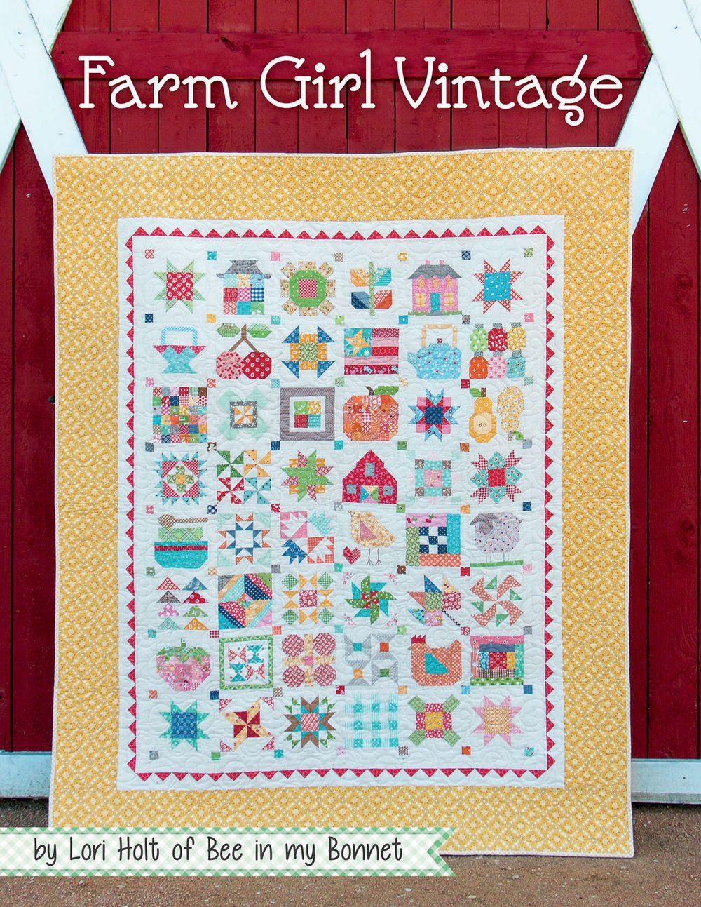 Farm Girl Vintage Quilt Pattern Book by Lori Holt for It's Sew Emma