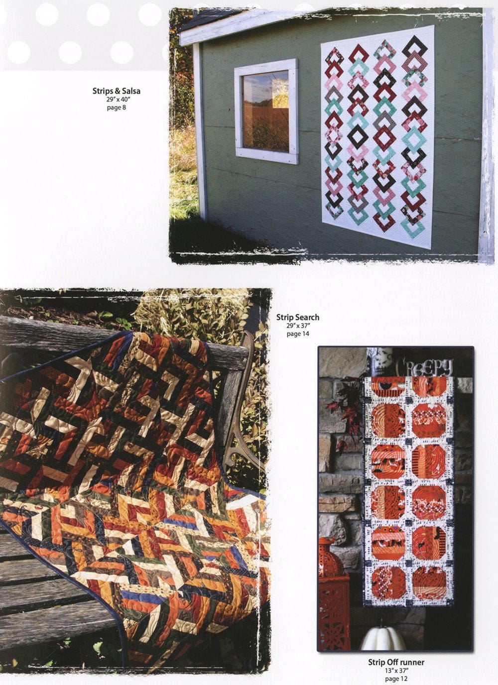 Stripology Quilt Pattern Book by Gudrun Erla of G.E. Designs