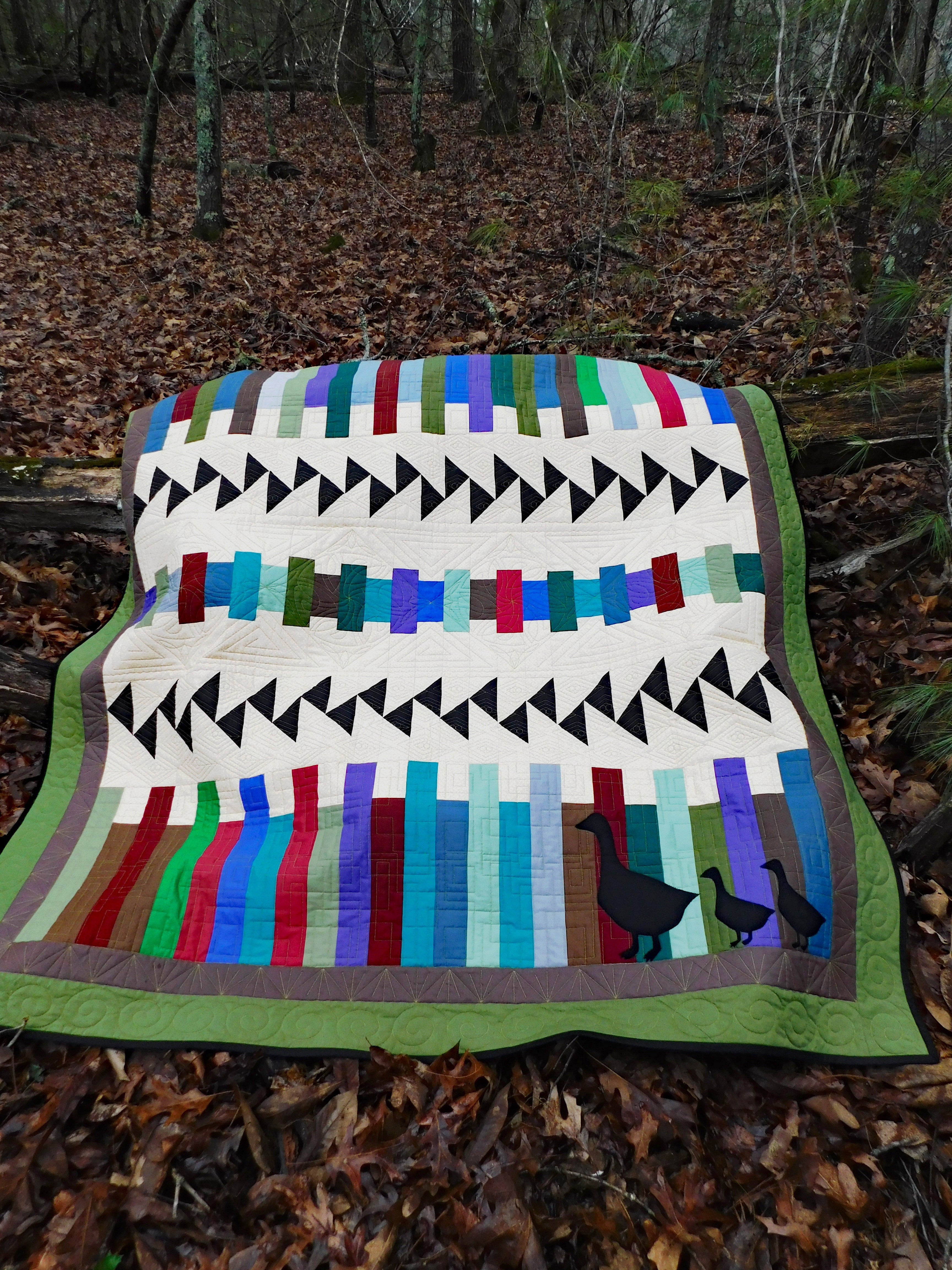 The Ultimate Flying Geese Quilt Pattern Book by Deb Heatherly of Deb's Cats N Quilts