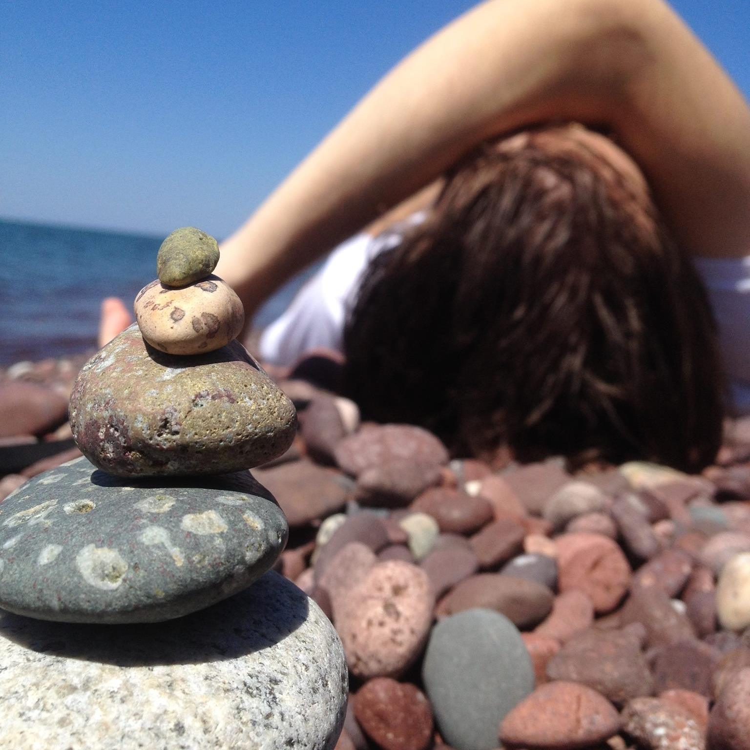 Lake Superior rocks and relaxation © 2016 Meredith Newman