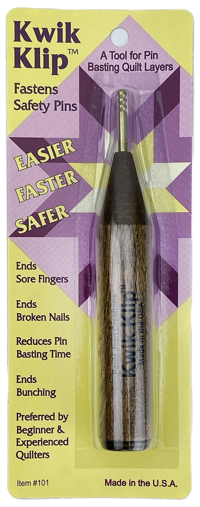 Kwik Klip Safety Pin Tool from Paula Jean Creations