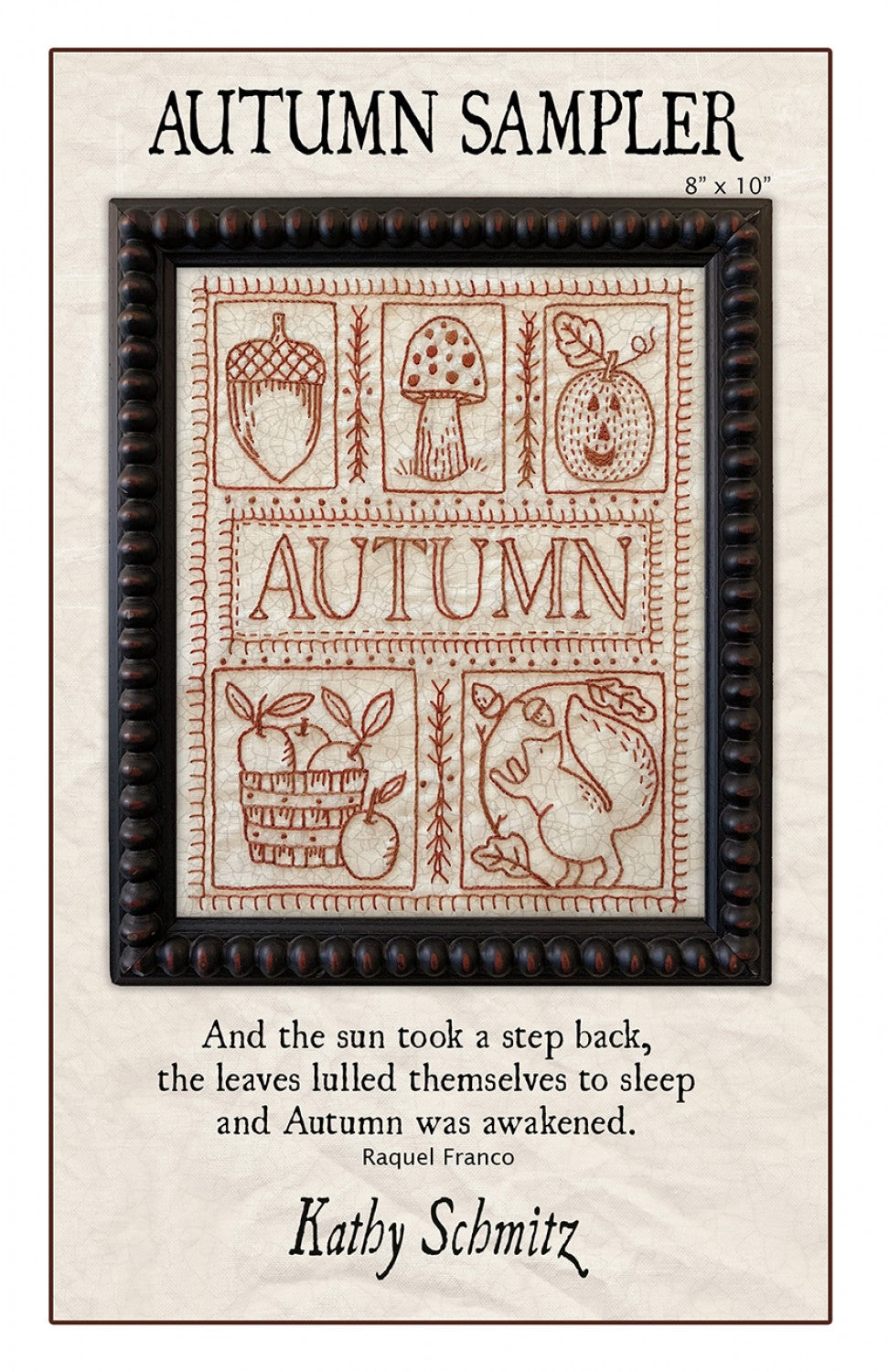 Autumn Sampler Embroidery Pattern from Kathy Schmitz Studio