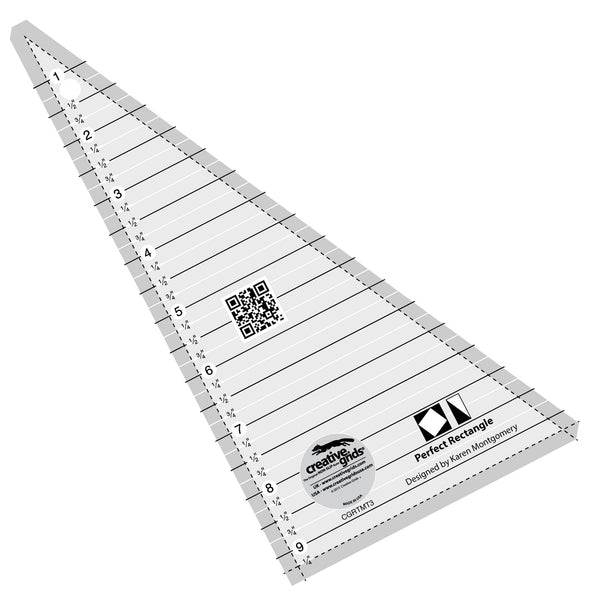 Creative Grids 45 Degree Half-Square Triangle Quilt Ruler (CGRT45)