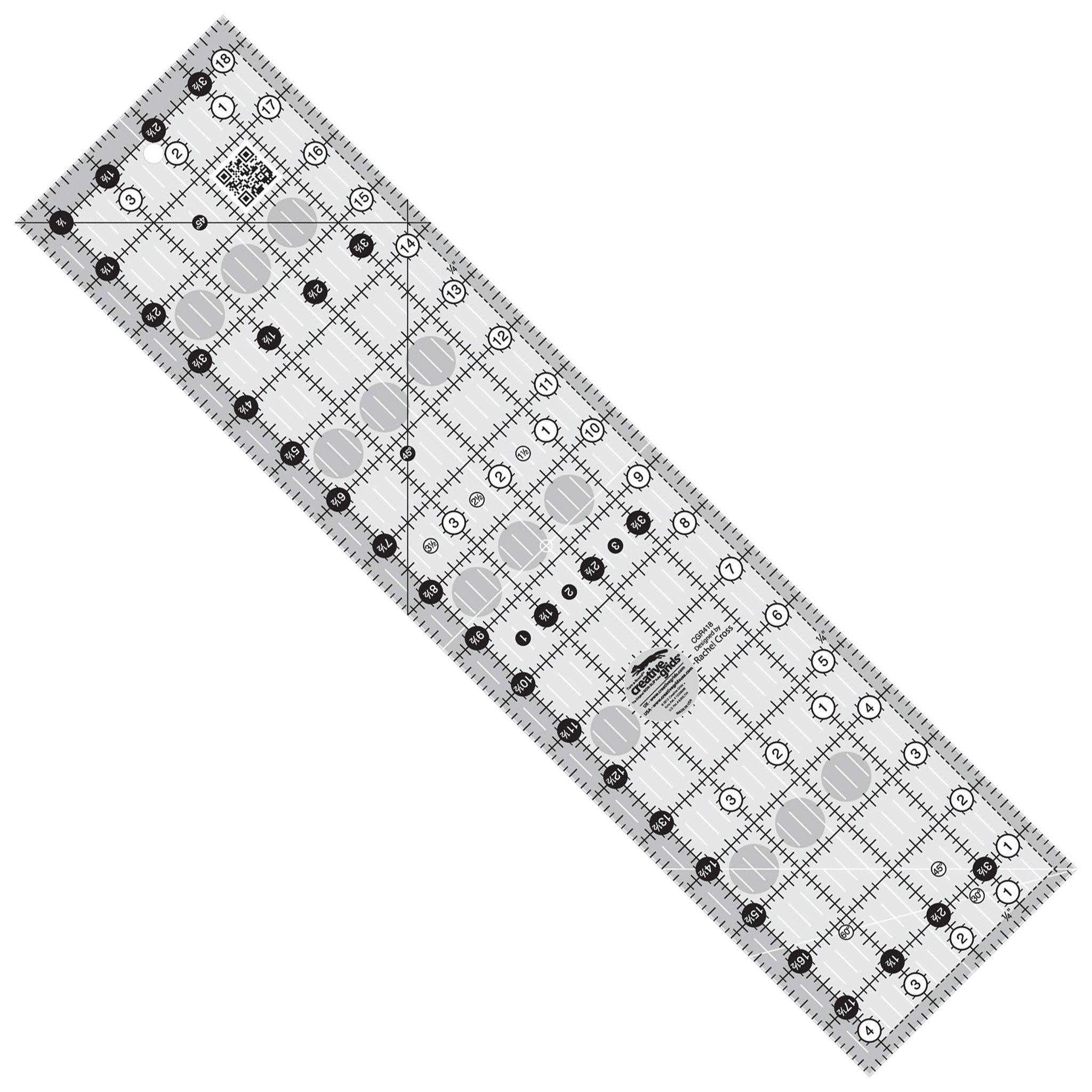 Creative Grids Quilt Ruler 4-1/2in x 18-1/2in