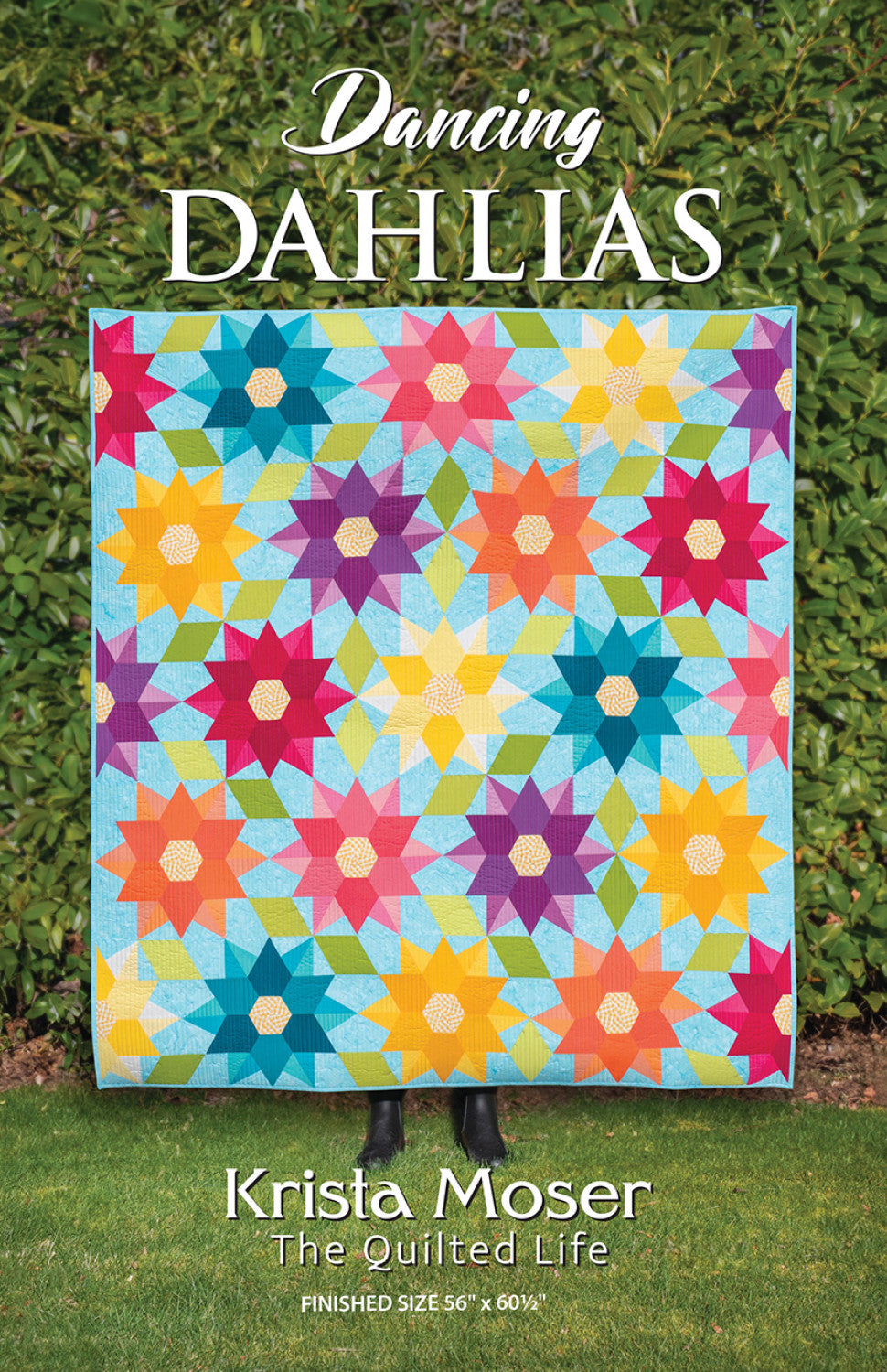 Dancing Dahlias Quilt Pattern by Krista Moser for The Quilted Life