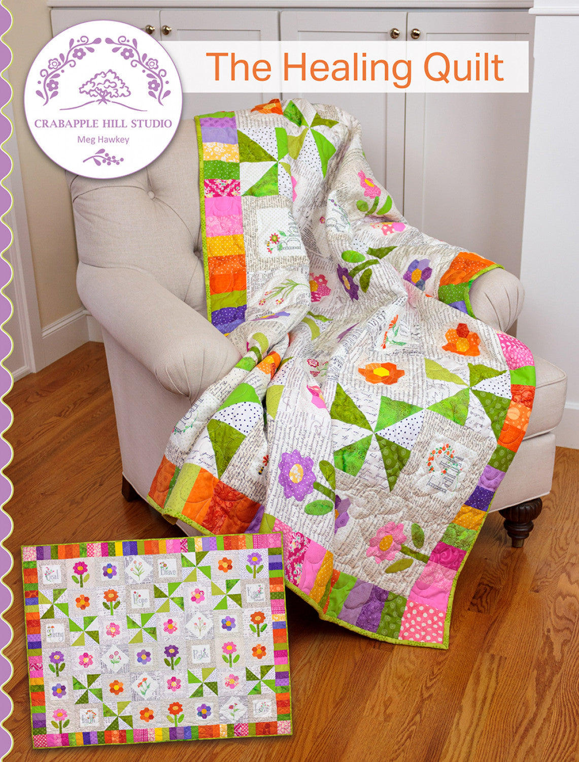 The Healing Quilt Pattern by Meg Hawkey for Crabapple Hill Studio