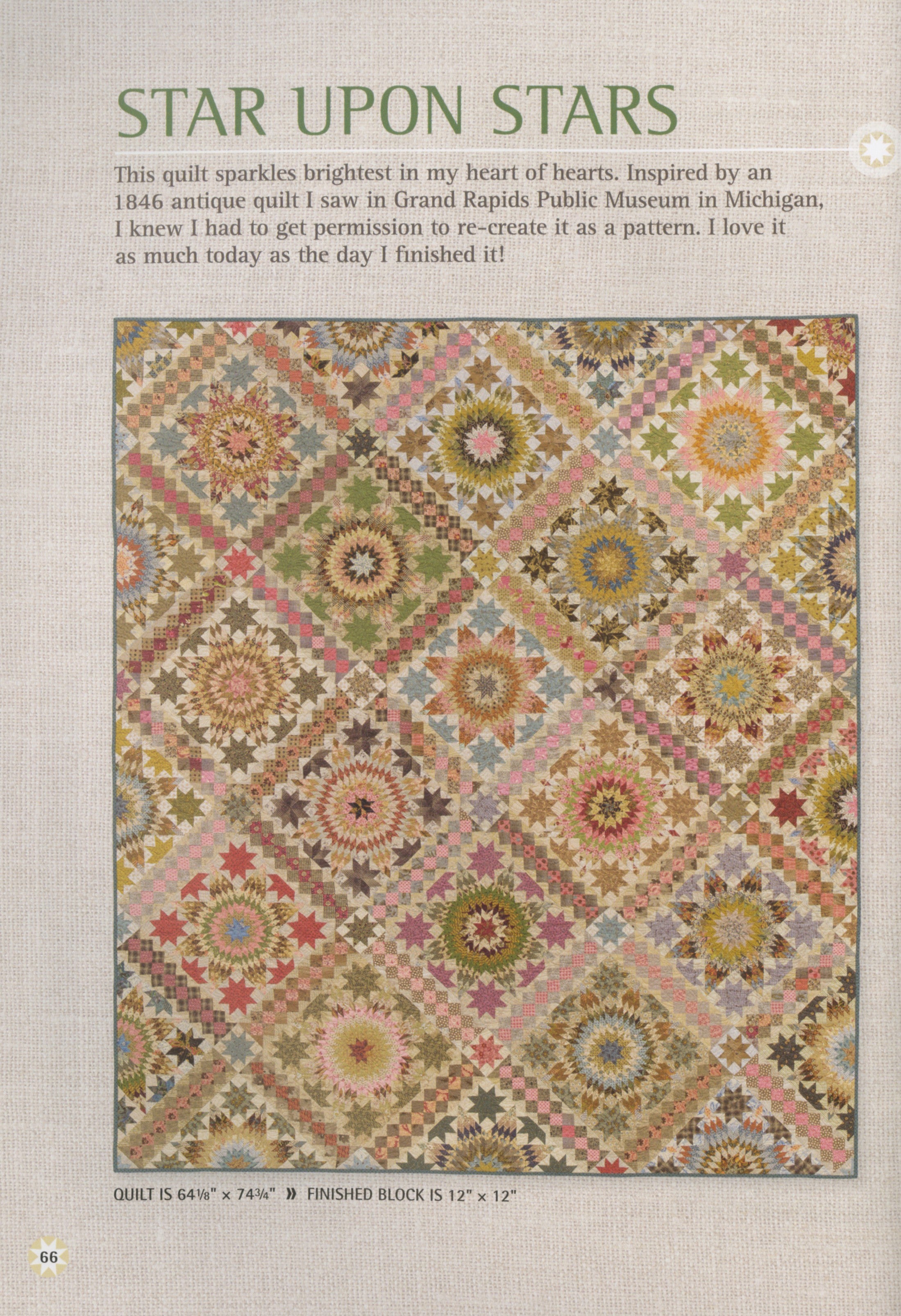 Patches Of Stars Quilt Pattern Book by Edyta Sitar of Laundry Basket Quilts