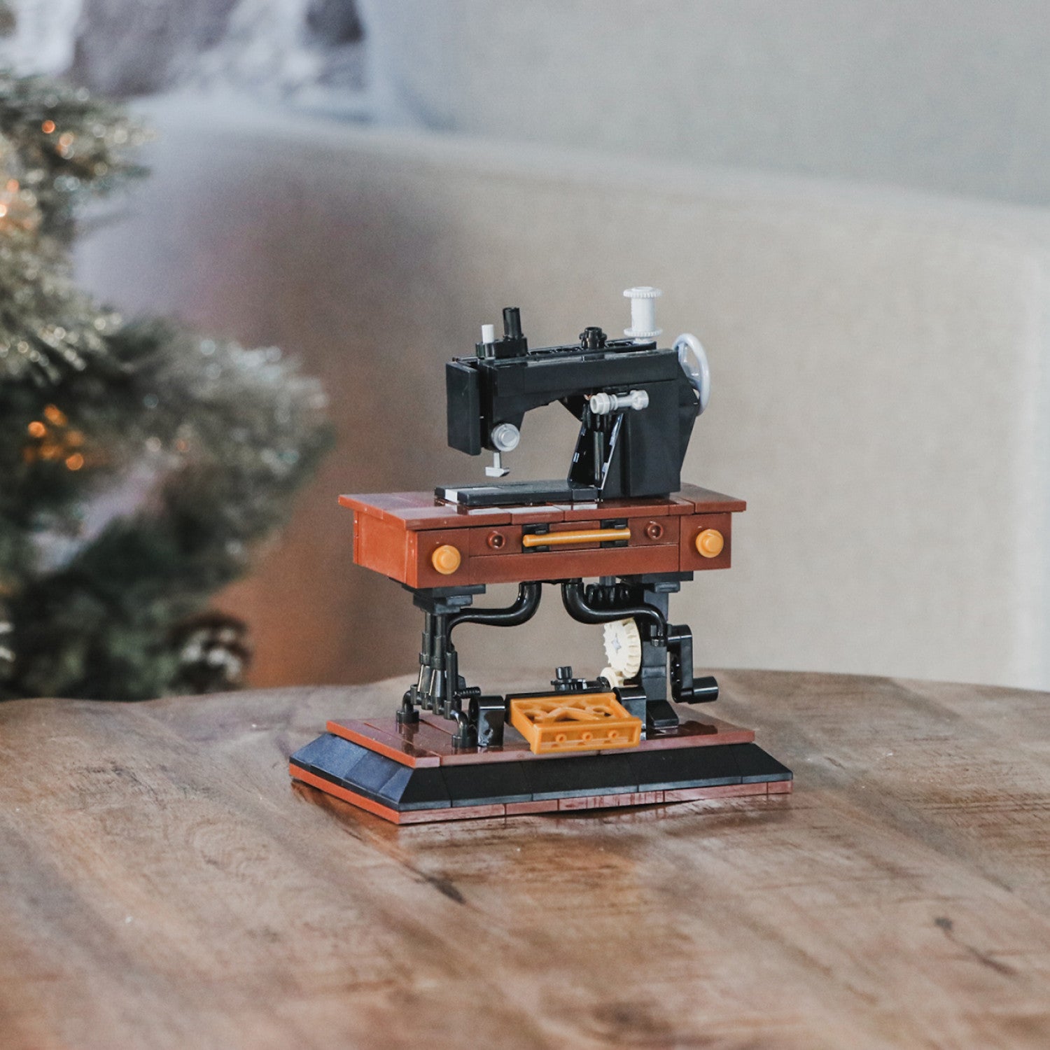 Vintage Sewing Machine Building Block Set from Sallie Tomato
