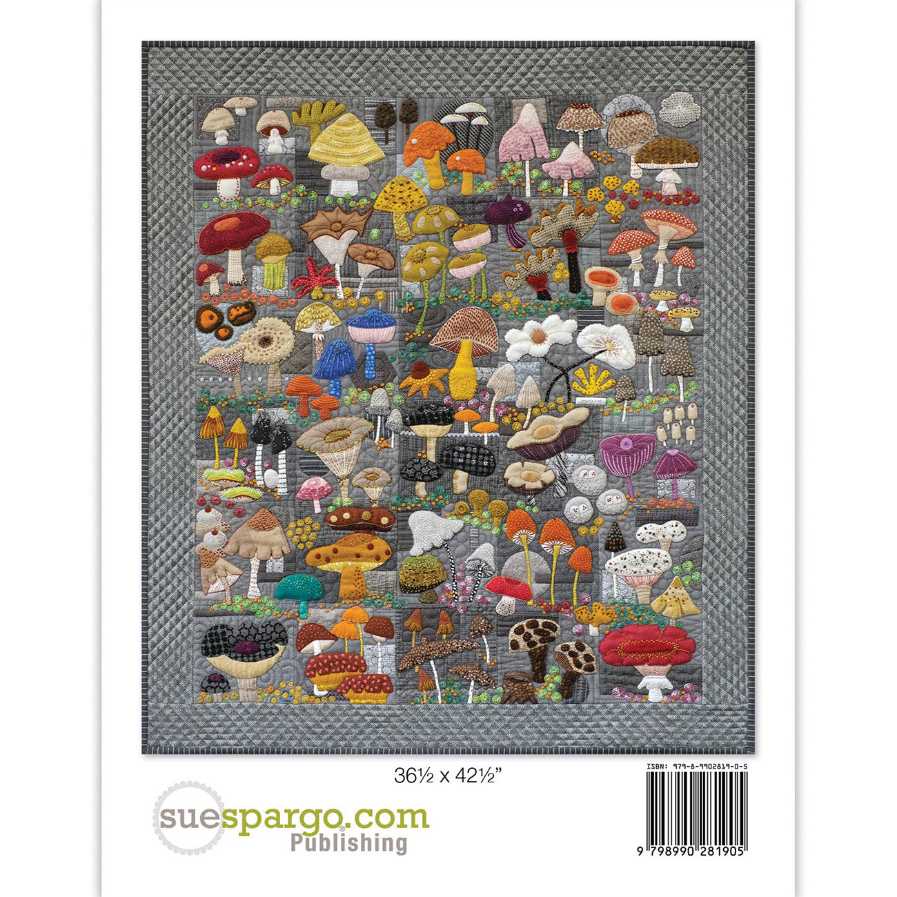 Truffle Duffel Applique, Embroidery, and Quilt Pattern Book by Sue Spargo of Folk Art Quilts