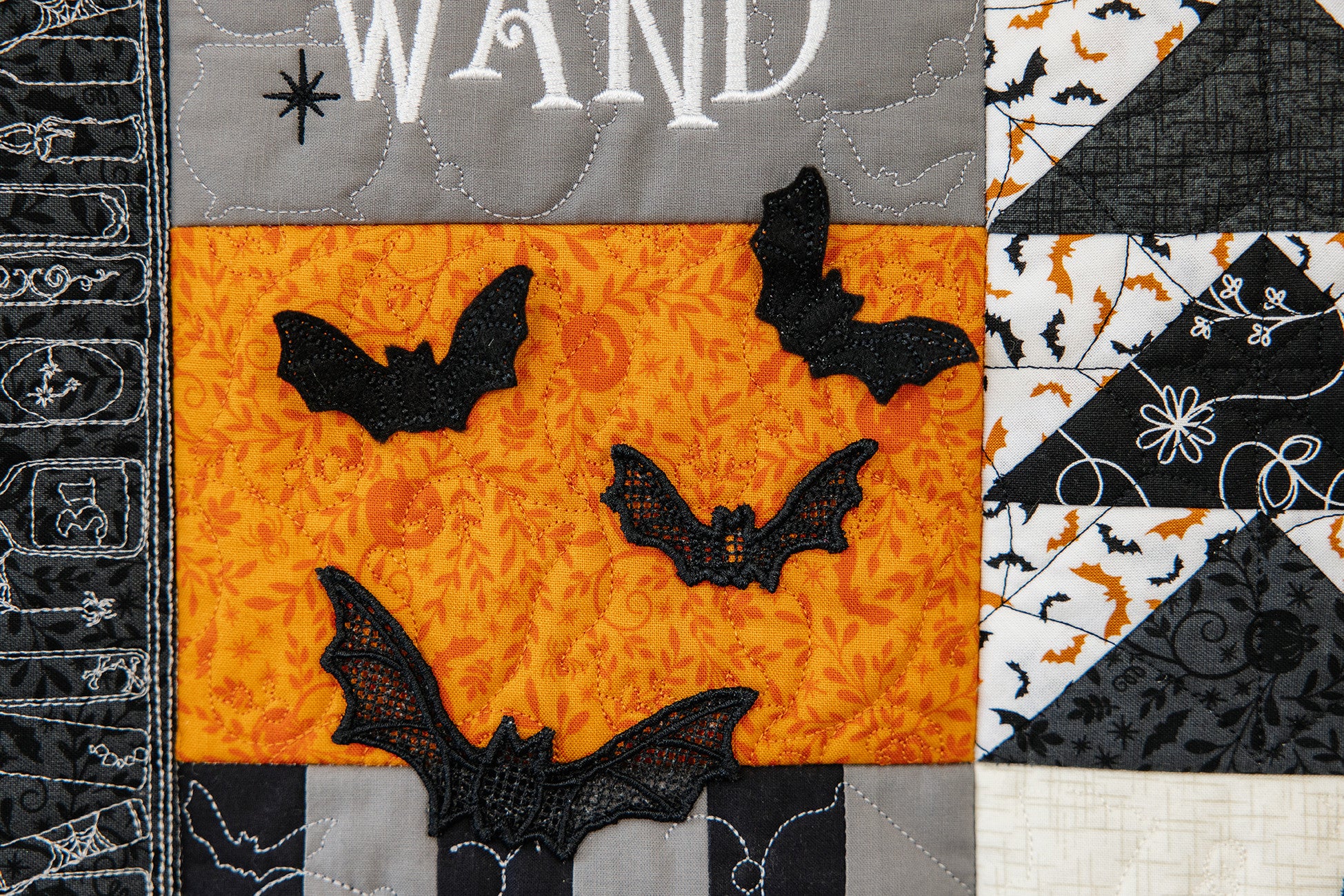 Pumpkins & Potions Ladder Quilt Pattern from Kimberbell