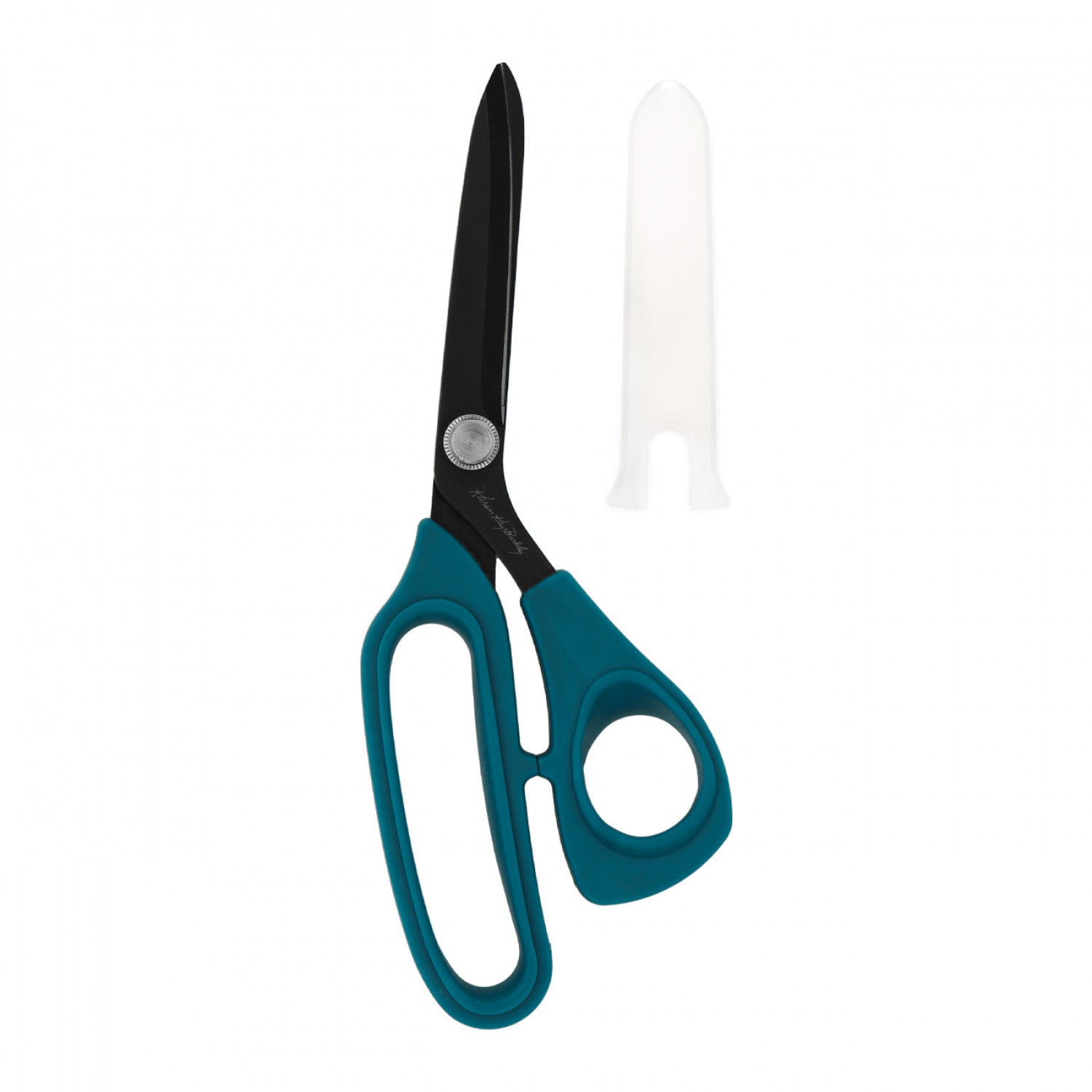 Perfect Scissors Teal 8-1/2in Bent Handle Micro-Serrated Blade by Karen Kay Buckley