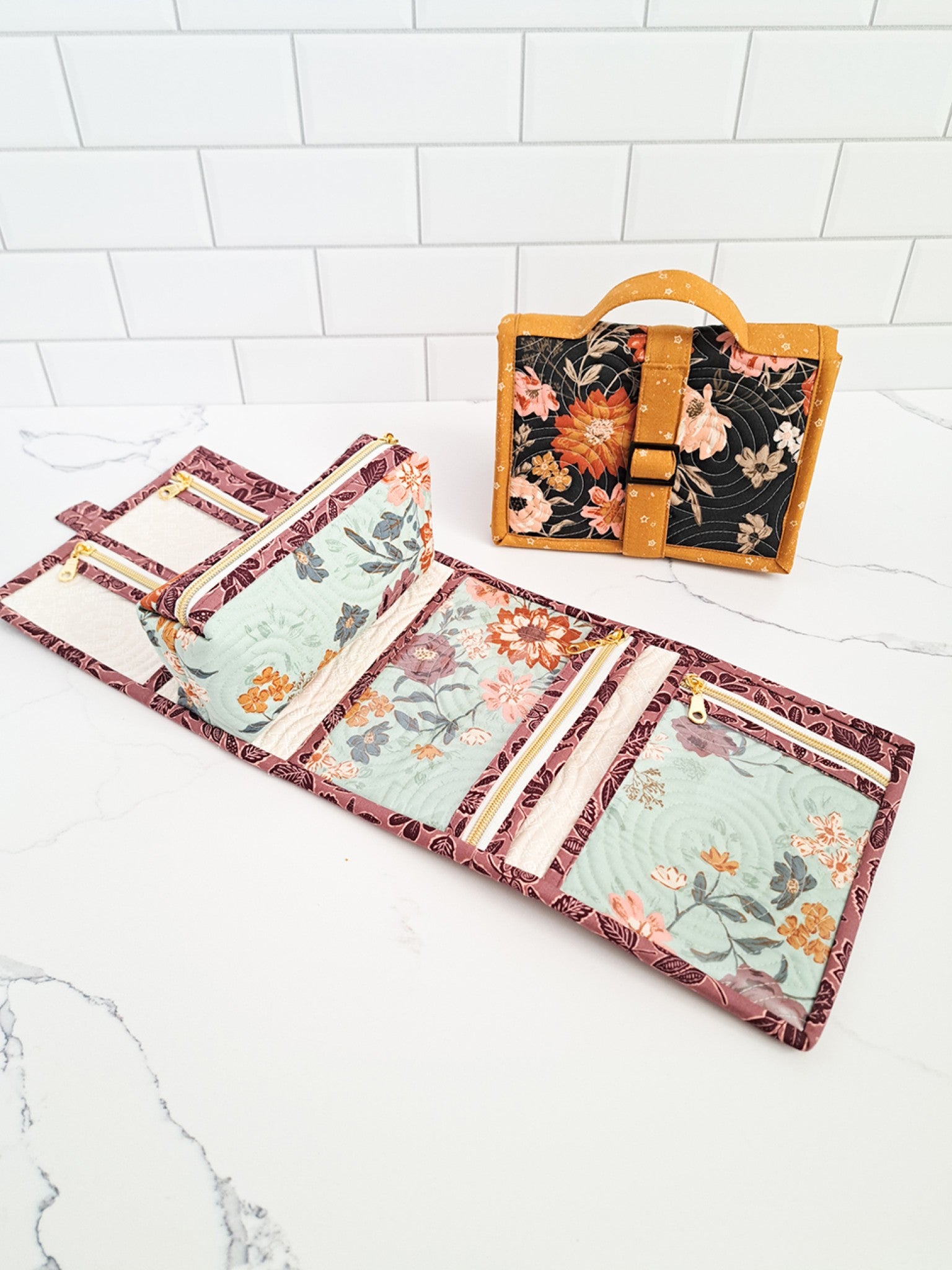 Nightingale Zipper Case Sewing Pattern by  Kristina Brinkerhoff from Center Street Quilts