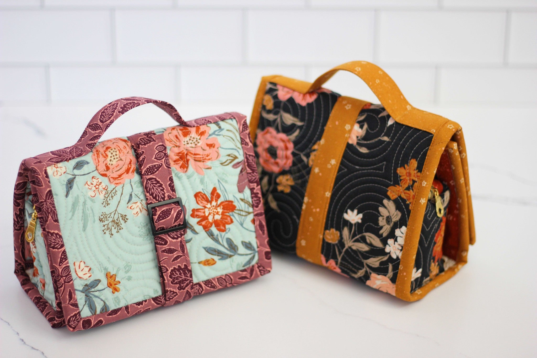 Nightingale Zipper Case Sewing Pattern by  Kristina Brinkerhoff from Center Street Quilts