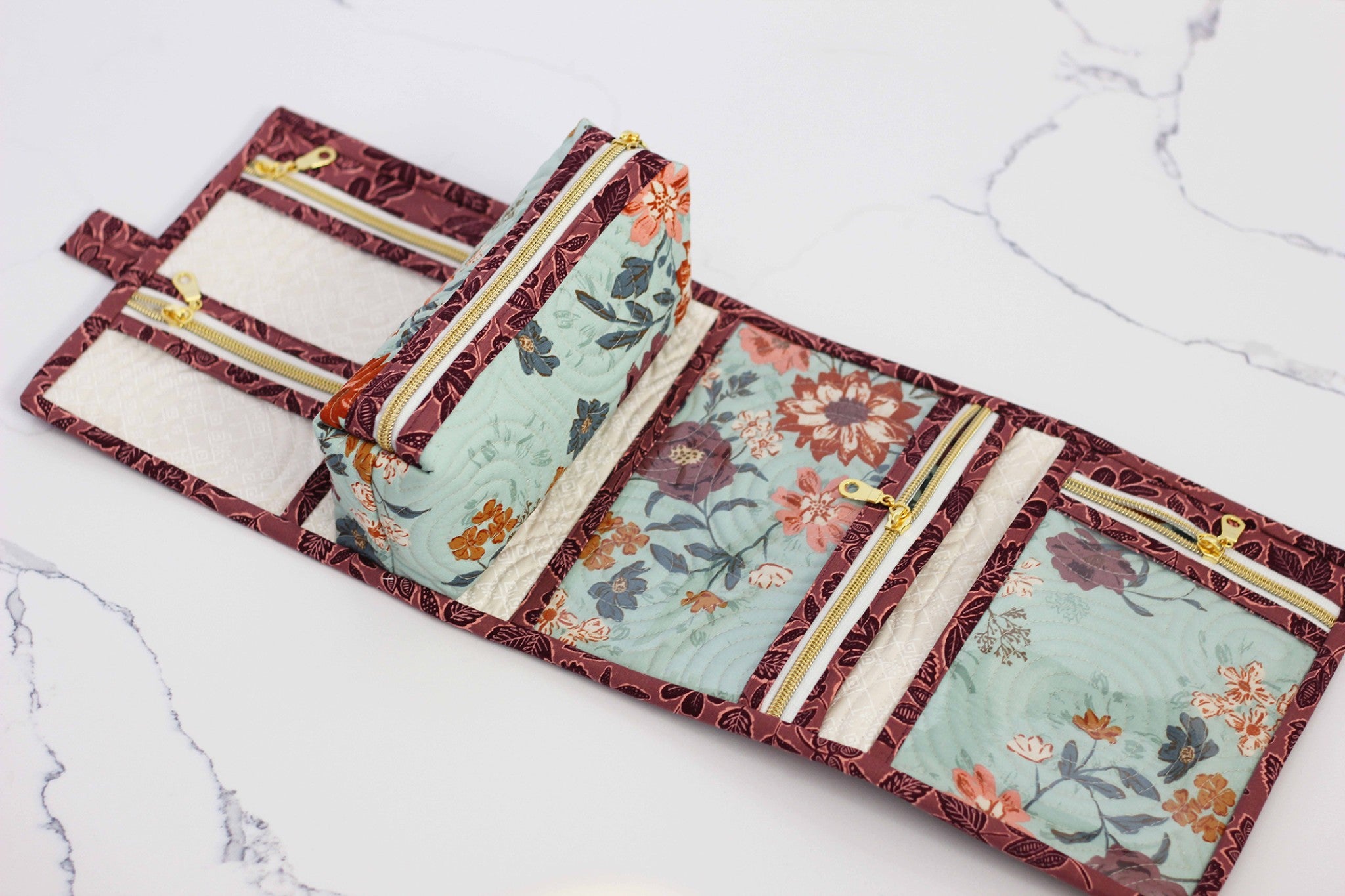 Nightingale Zipper Case Sewing Pattern by  Kristina Brinkerhoff from Center Street Quilts