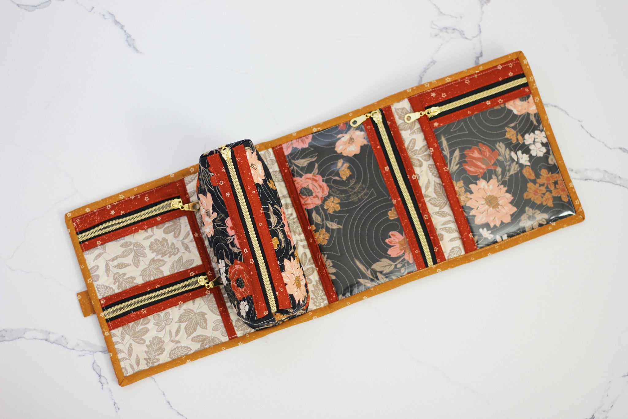 Nightingale Zipper Case Sewing Pattern by  Kristina Brinkerhoff from Center Street Quilts