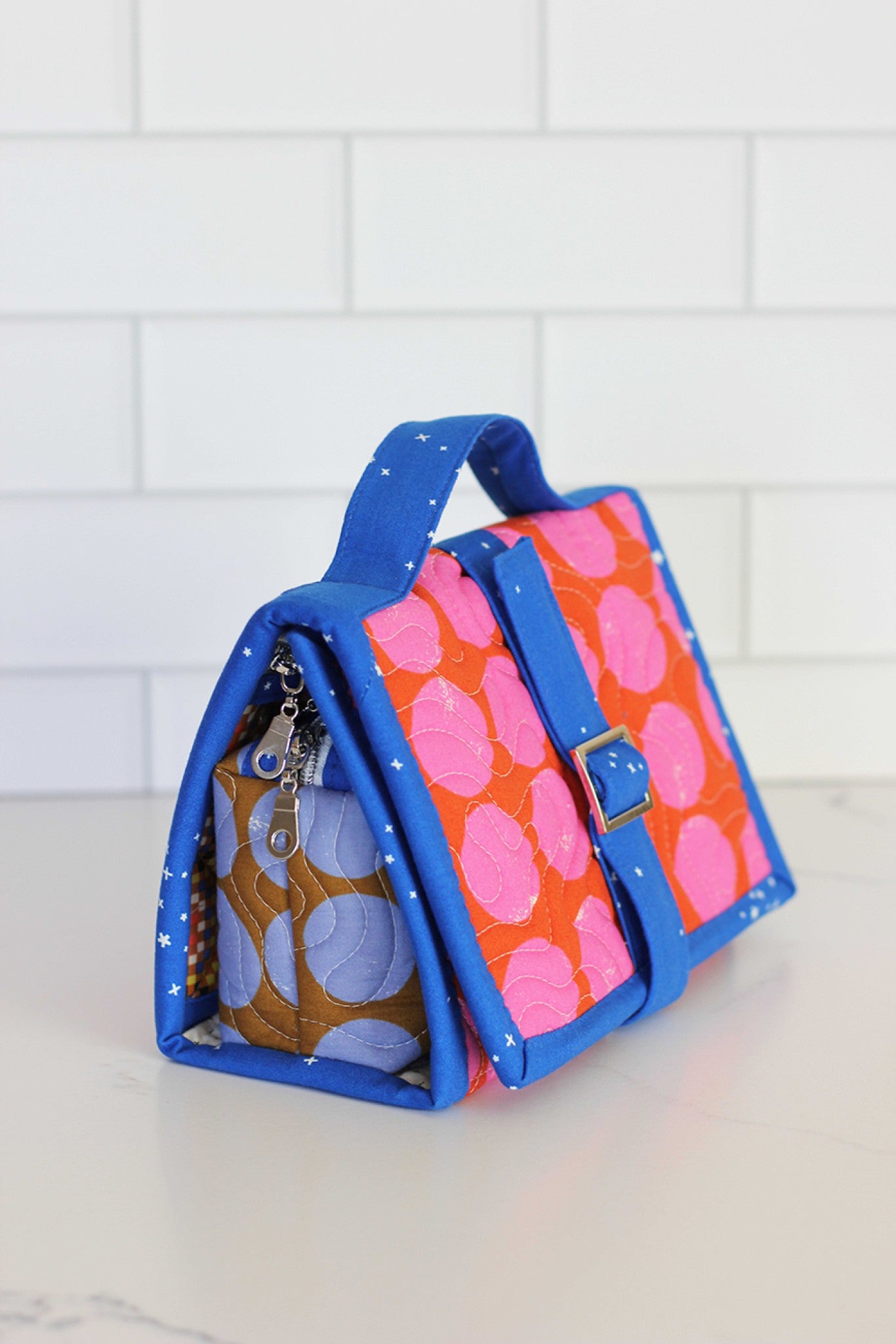 Nightingale Zipper Case Sewing Pattern by  Kristina Brinkerhoff from Center Street Quilts