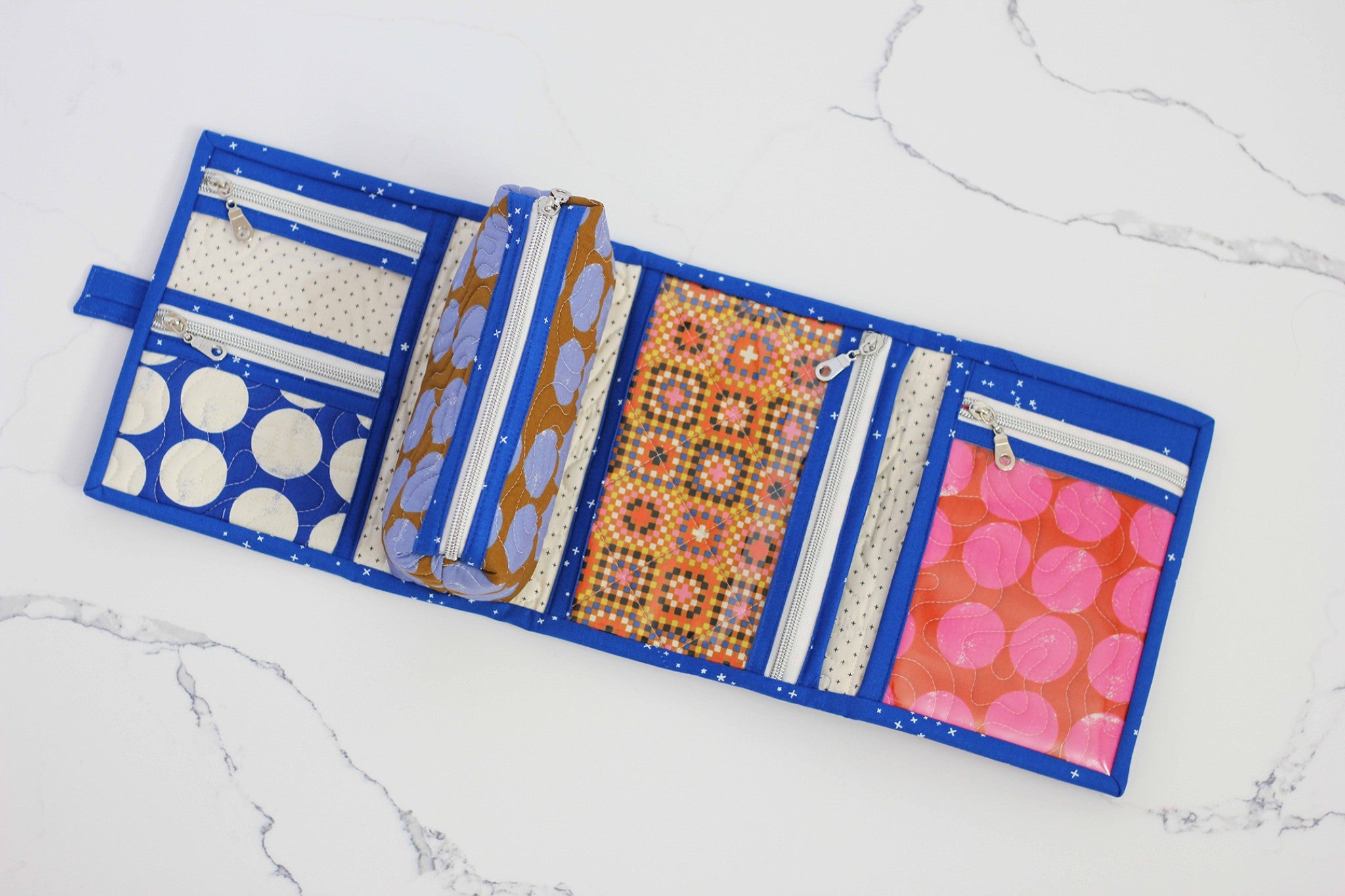 Nightingale Zipper Case Sewing Pattern by  Kristina Brinkerhoff from Center Street Quilts