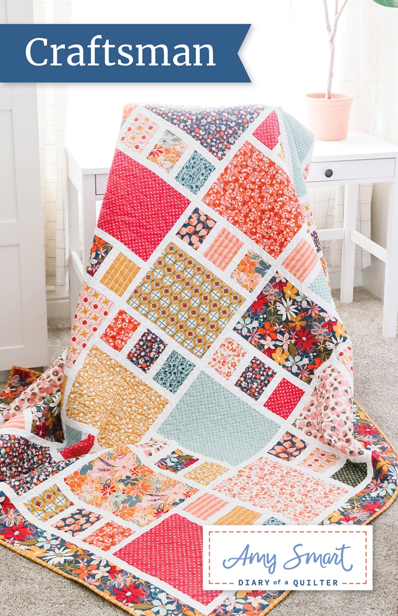 Craftsman Quilt Pattern by  Amy Smart from Amy Smart - Diary of a Quilter