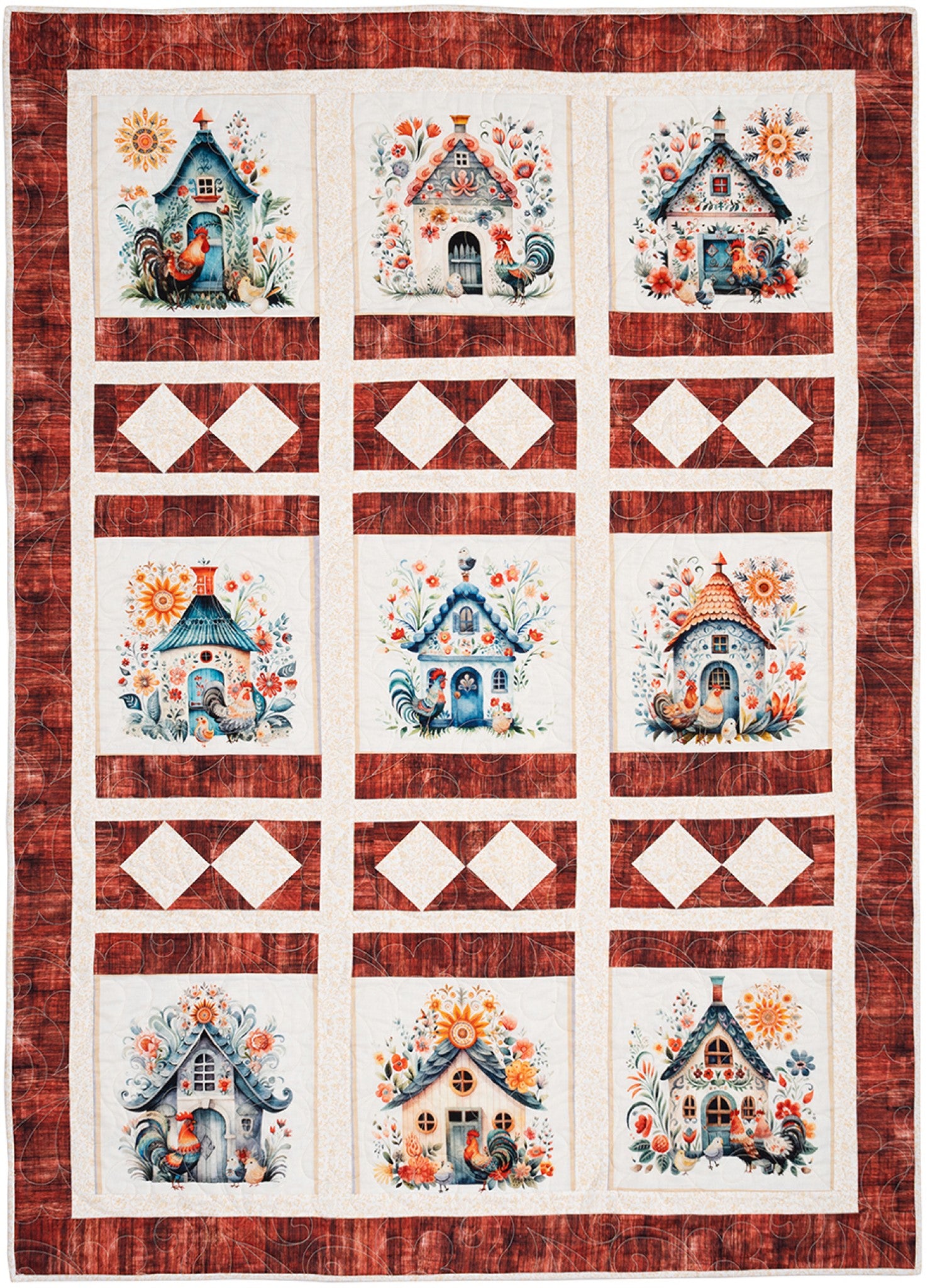 Panel Perfect 3-Yard Quilts by Fran Morgan for Fabric Cafe