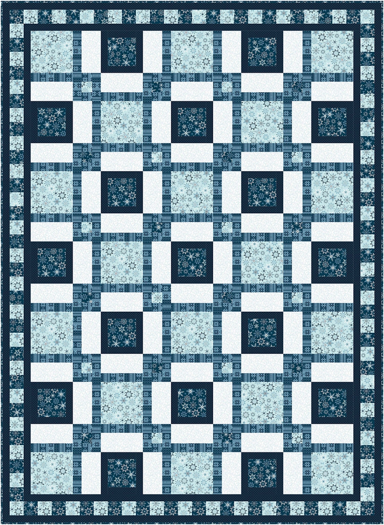 Holly Jolly 5-Yard Quilts by Fran Morgan for Fabric Cafe