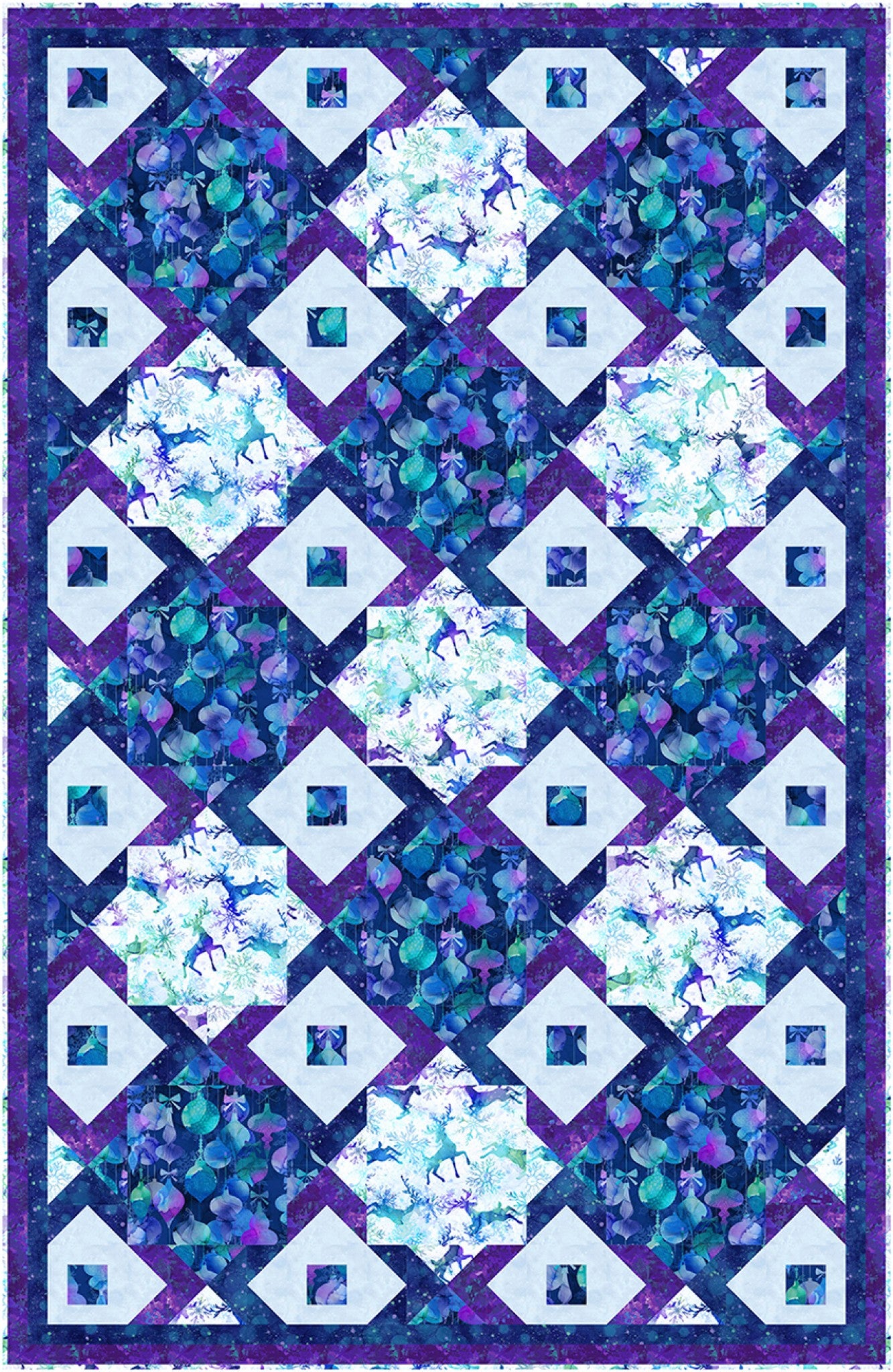Holly Jolly 5-Yard Quilts by Fran Morgan for Fabric Cafe