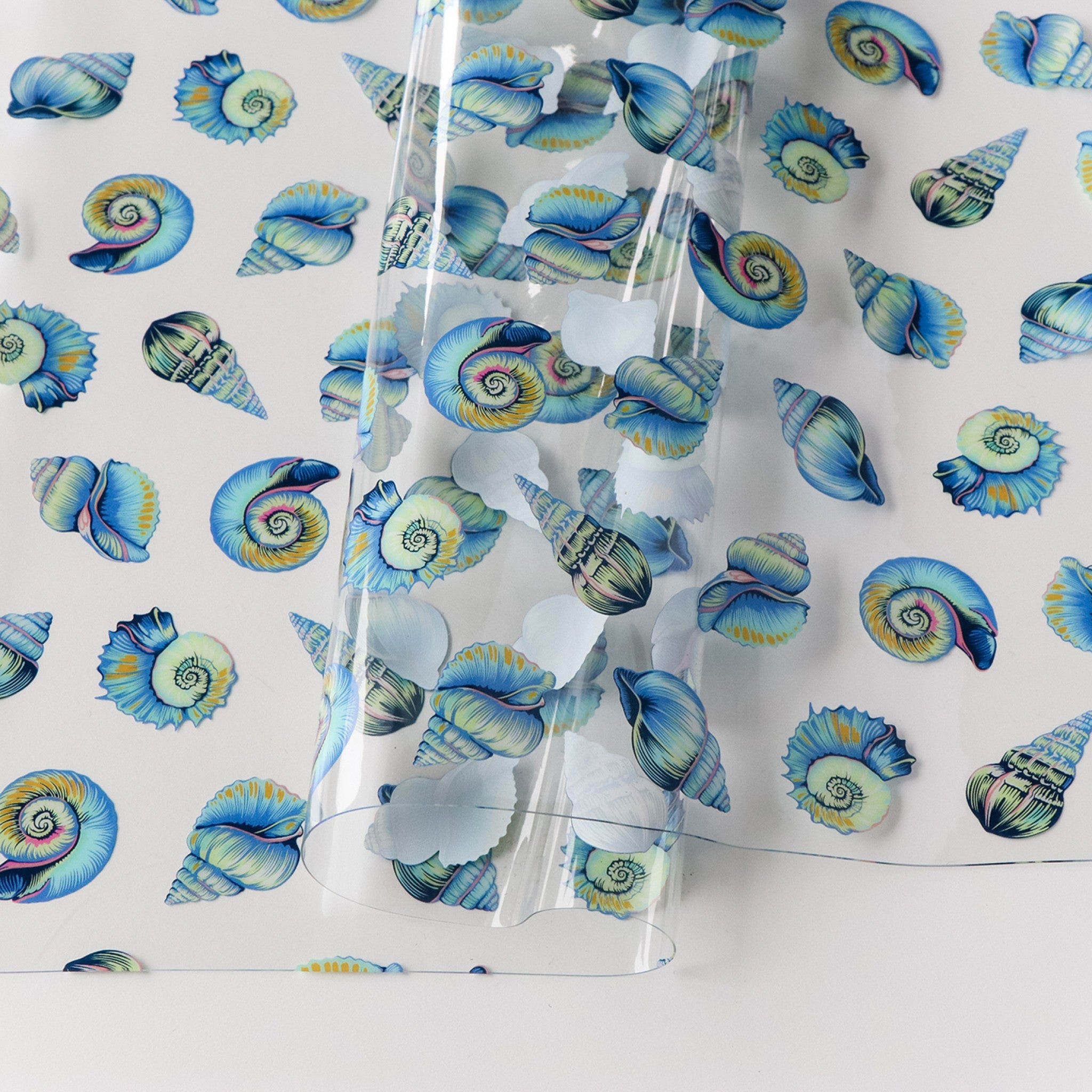 Tula Pink Floral Reef Collection: Lil' Shelly Vinyl 1/2 Yard Cut from Sallie Tomato