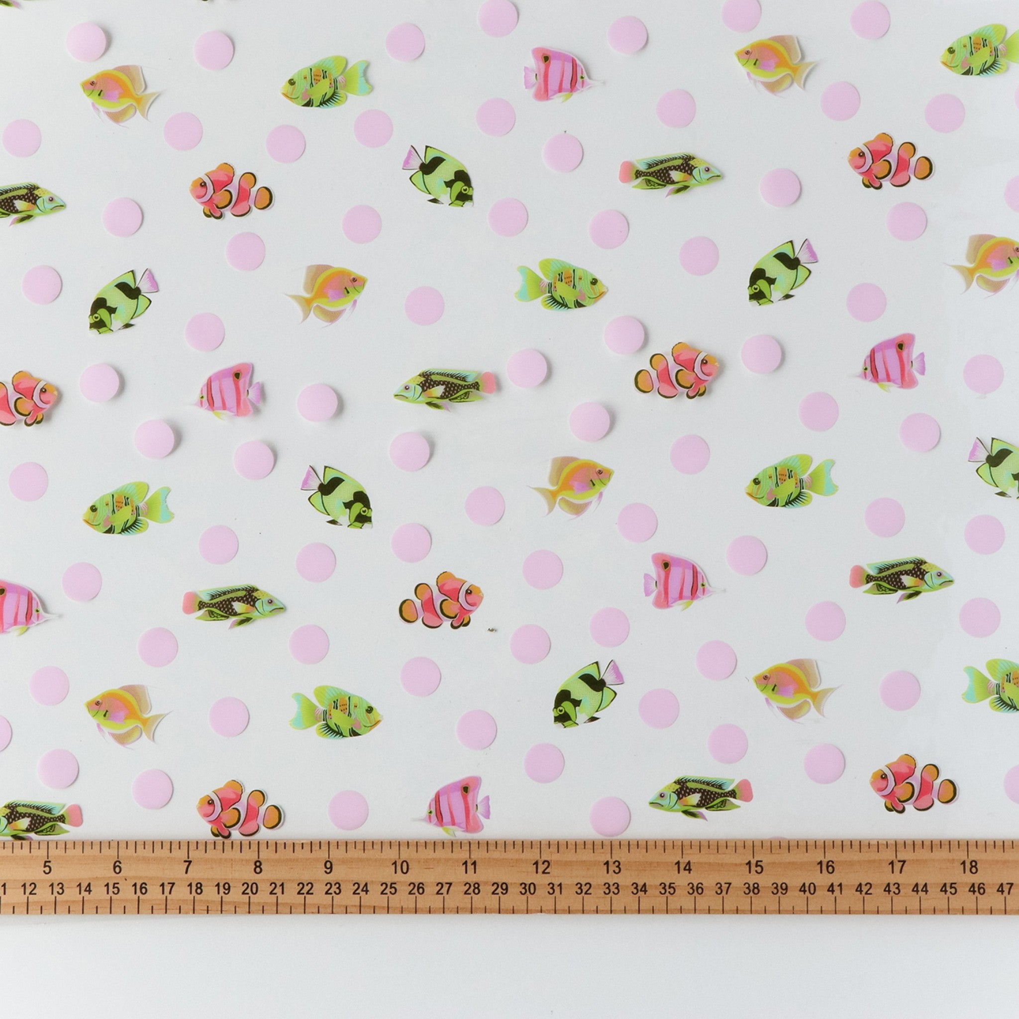 Tula Pink Floral Reef Collection: School Crossing Vinyl 1/2 Yard Cut from Sallie Tomato