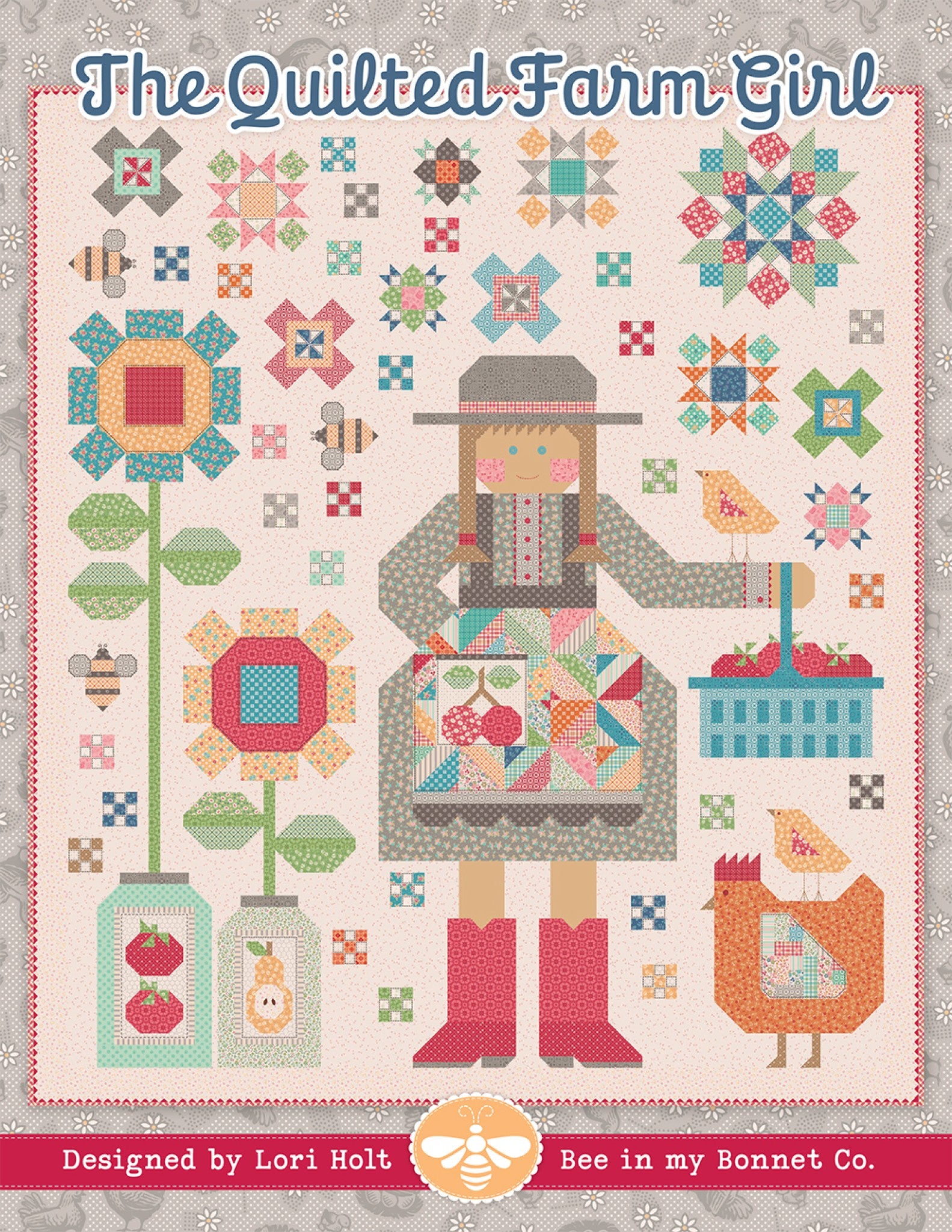 Quilted Farm Girl Quilt Quilt Pattern from It's Sew Emma