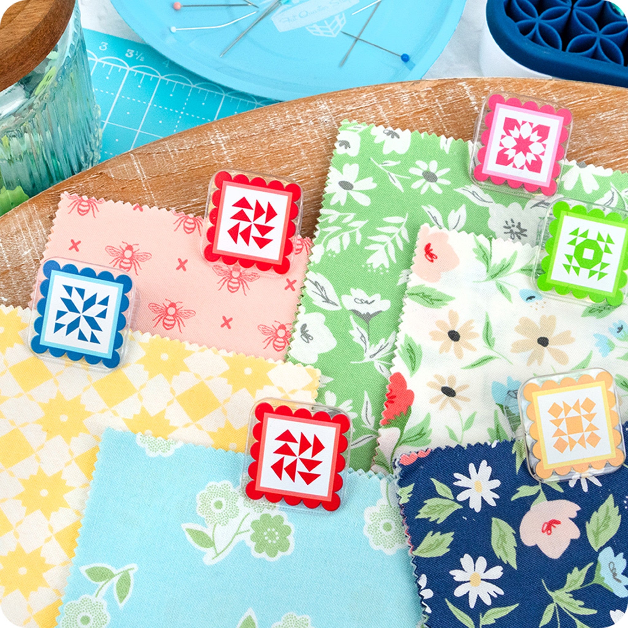 Quiltyclippies Fabric Clips from It's Sew Emma