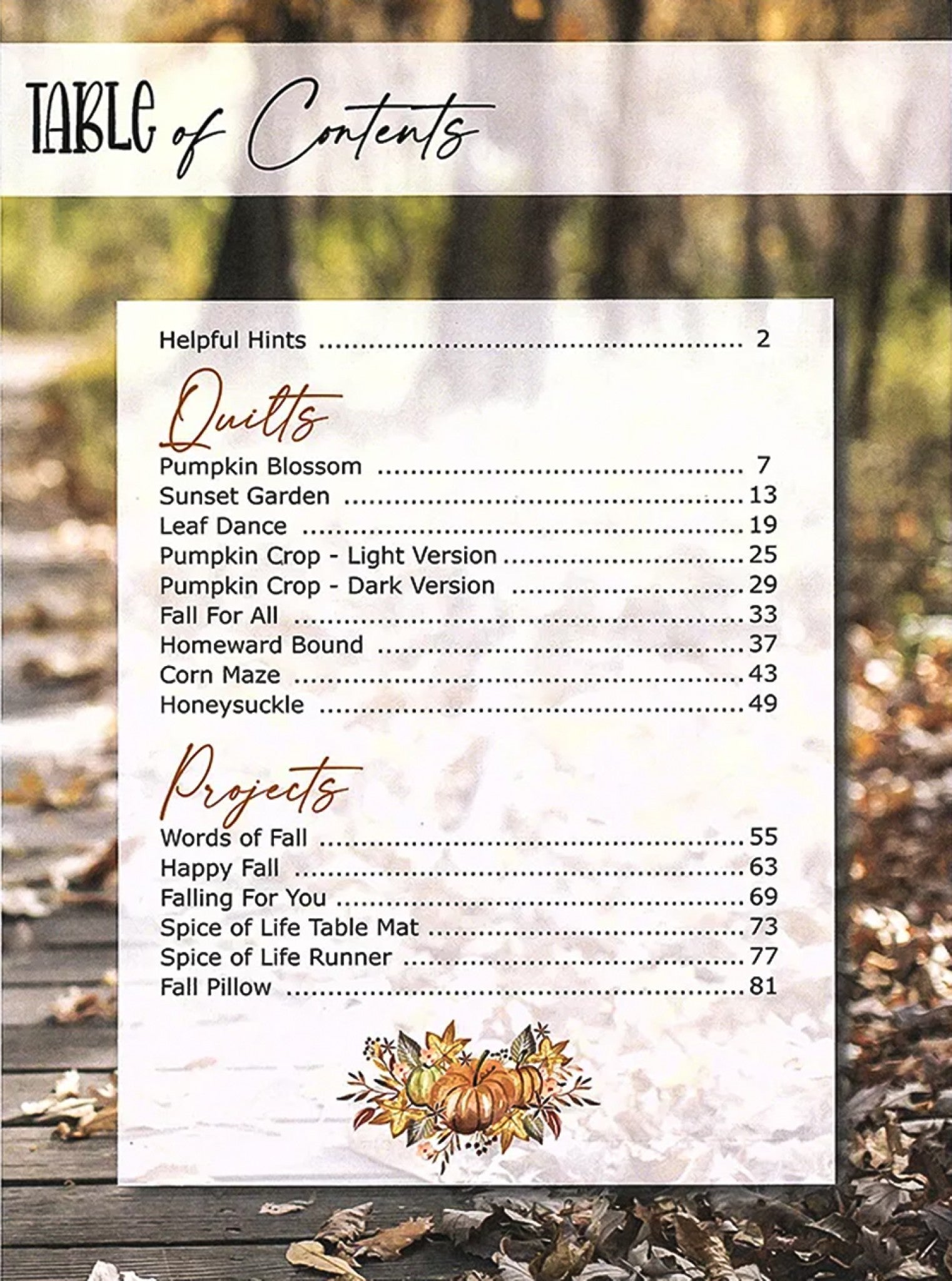 Pumpkin Spice Gatherings from Primitive Gatherings