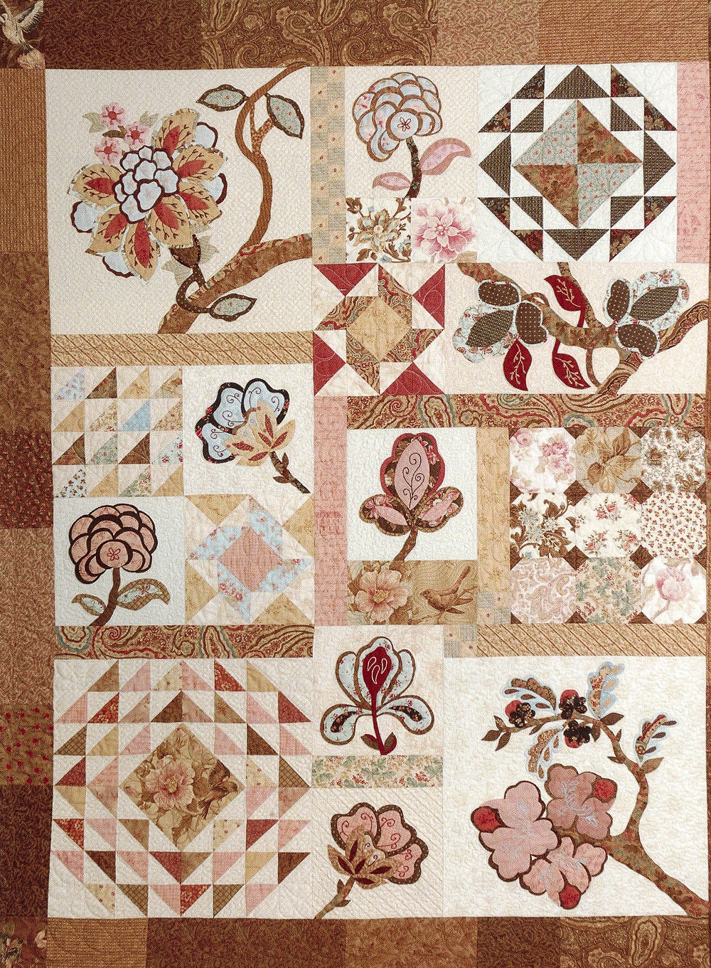 The Graceful Garden Quilt Pattern Book by Denise Sheehan for Kansas City Star Quilts