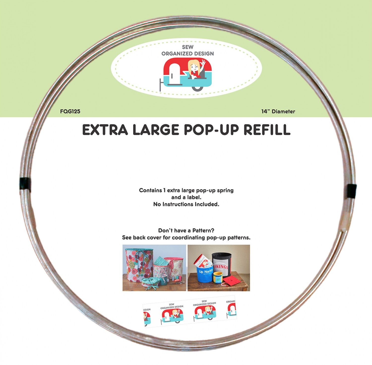 Extra Large 14-Inch Pop Up Refill by Joanne Hillestad for Sew Organized Design