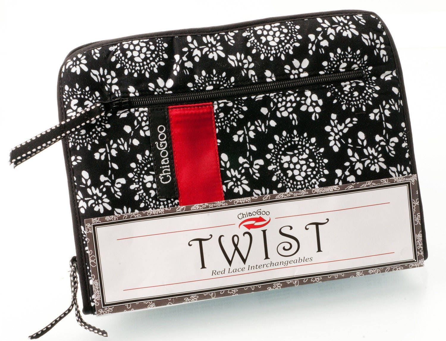 ChiaoGoo TWIST 4-Inch Stainless Steel Red Lace Interchangeable Knitting Needles - Complete Set