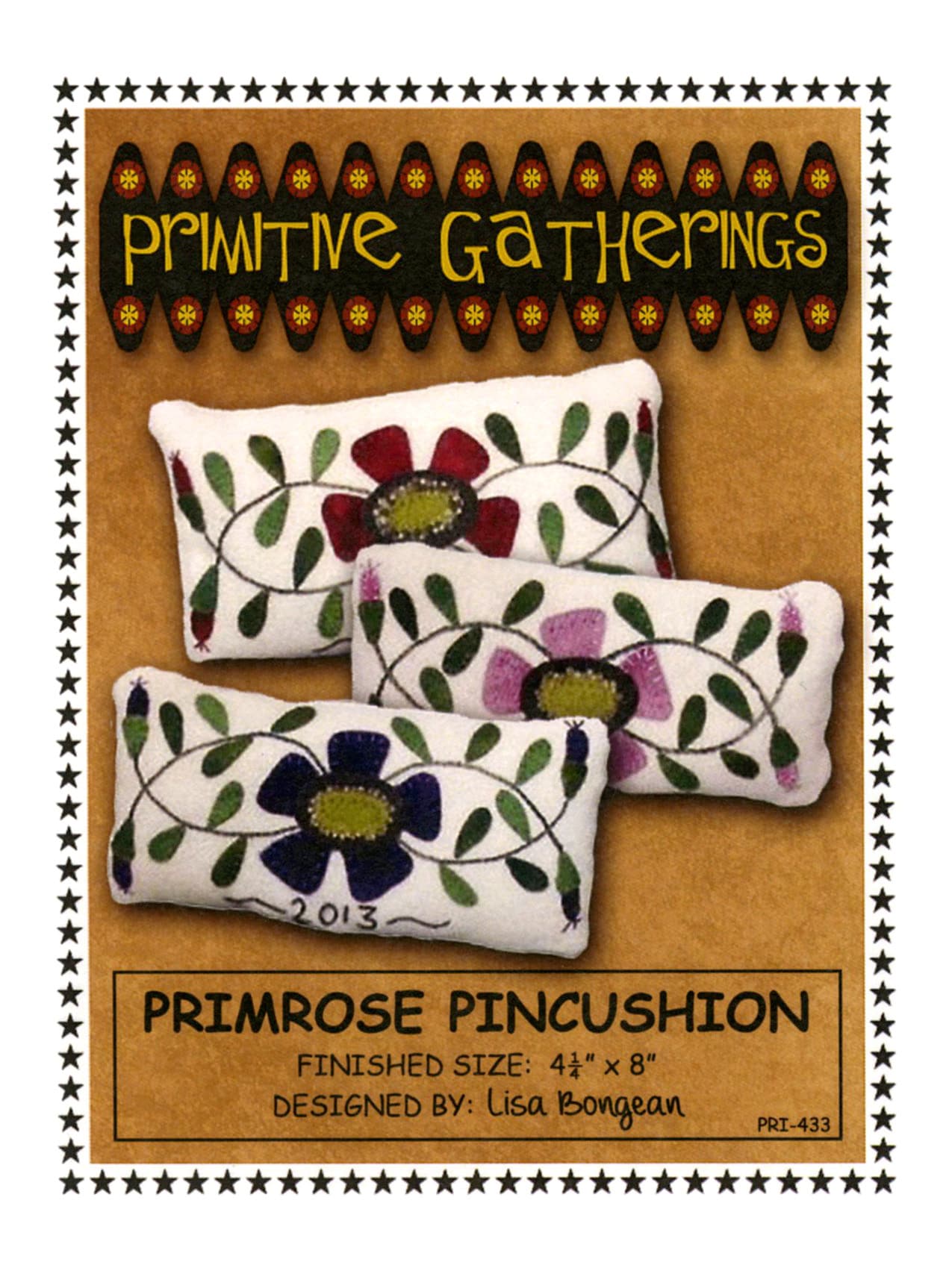 Primrose Pincushion Applique Pattern