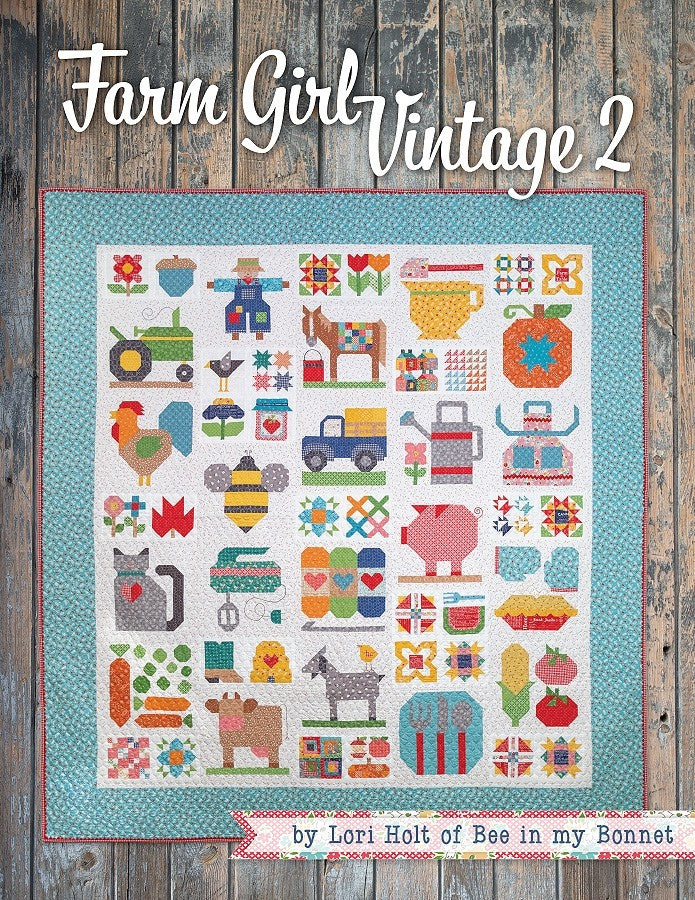 Farm Girl Vintage 2 Quilt Pattern Book by Lori Holt for It's Sew Emma - Dings & Dents