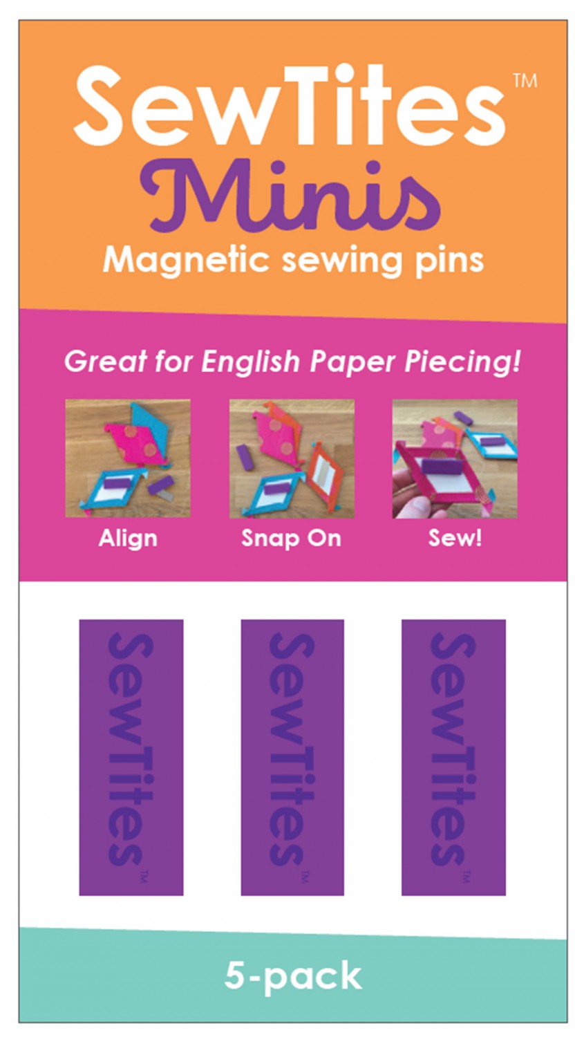 Magnetic Pin Minis 5pk from SewTites