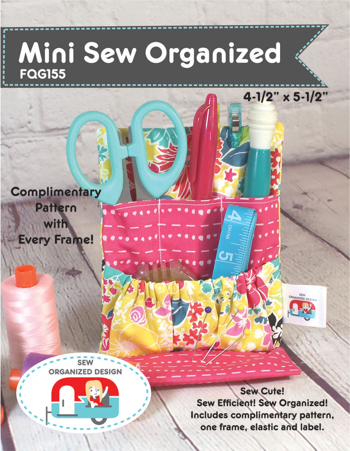 Mini Sew Organized Storage Stand Sewing Pattern and Frame Kit by Joanne Hillestad for Sew Organized Design