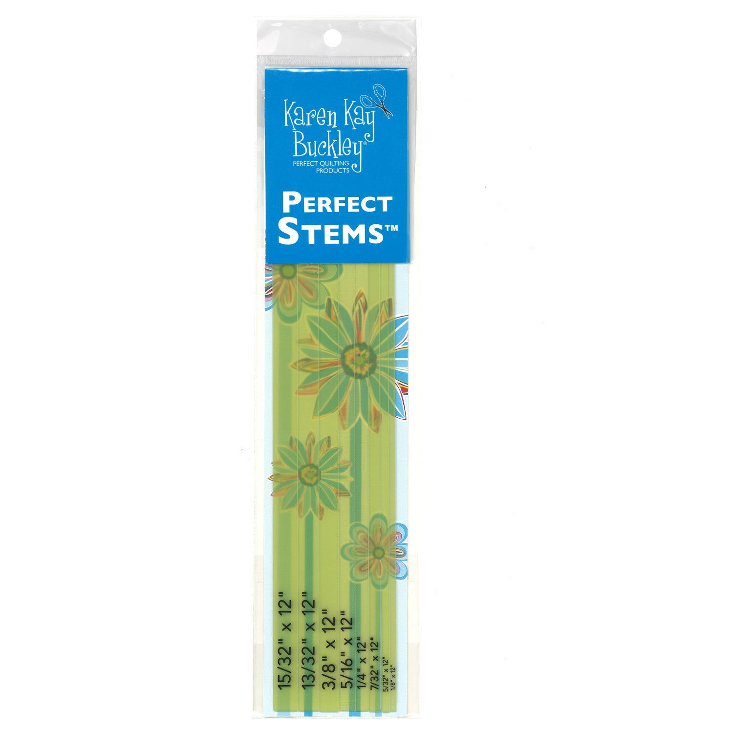 Perfect Stems 8 Sizes Heat Resistant Plastic Templates by Karen Kay Buckey
