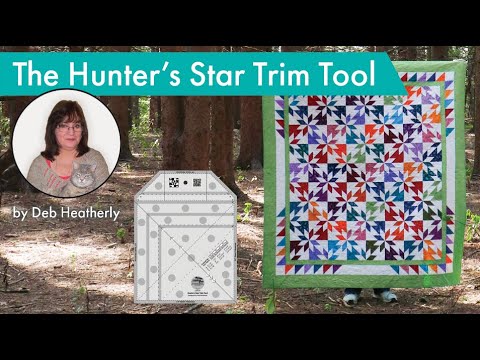 Creative Grids Hunter's Star Trim Tool CGRDH7 by Deb Heatherly, the official CreativeGridsUSA demonstration video.