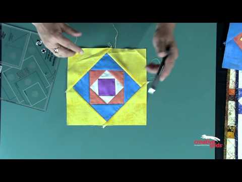 Creative Grids Square on Square Trim Tool 3-Inch or 6-Inch Finished Blocks CGRJAW7 by Jean Ann Wright, the official CreativeGridsUSA demonstration video.
