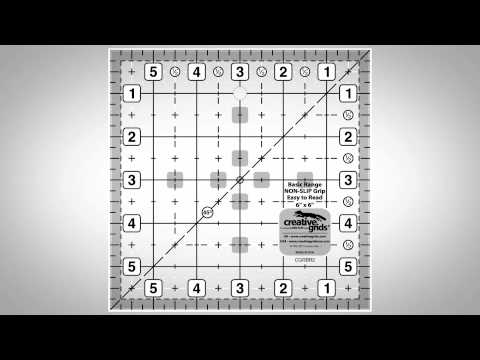 Creative Grids Basic Range quilt ruler series official how-to video